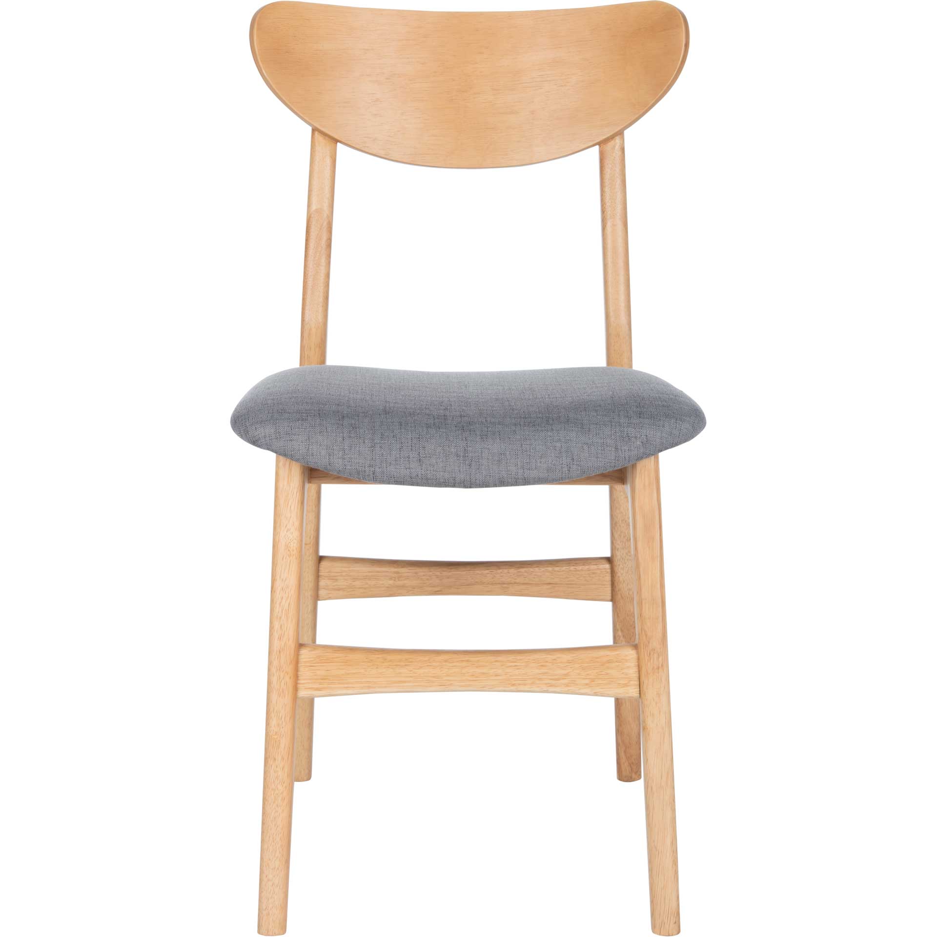 Lucas Retro Dining Chair Natural/Gray (Set of 2) - Image 3