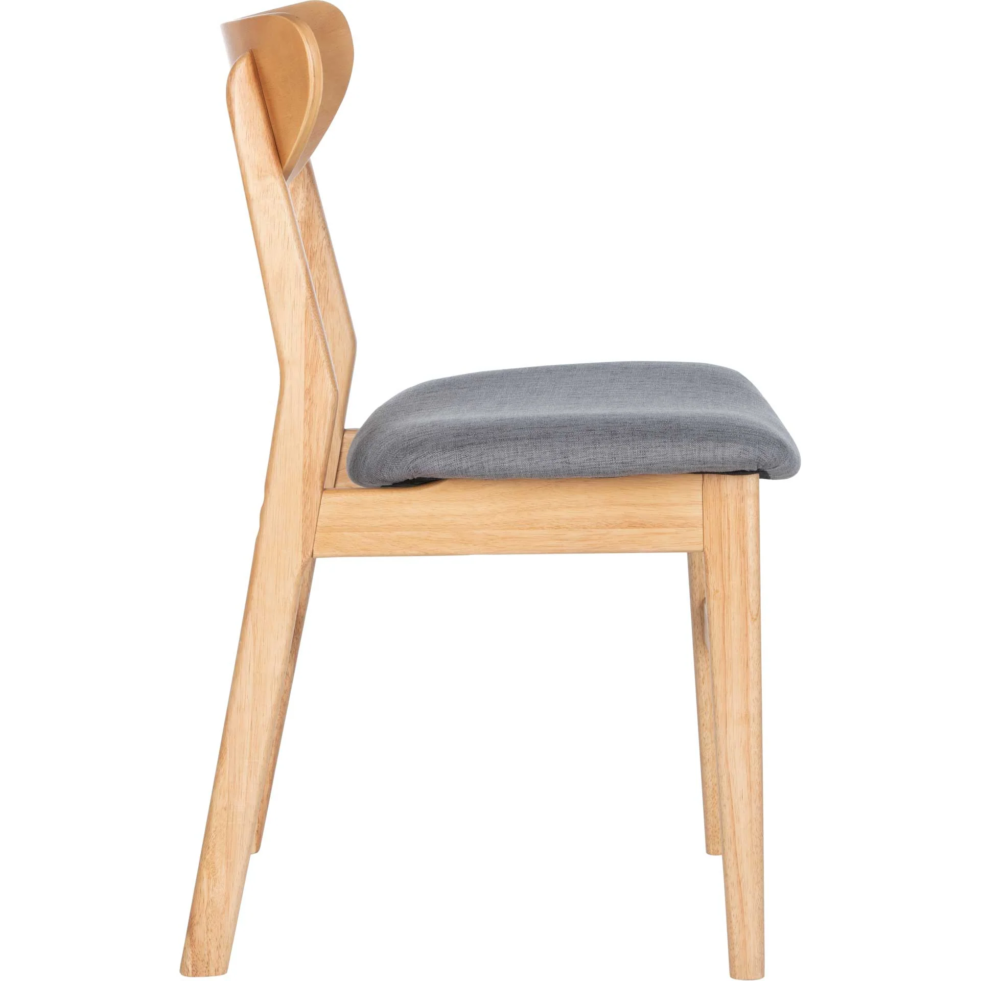 Lucas Retro Dining Chair Natural/Gray (Set of 2) - Image 4
