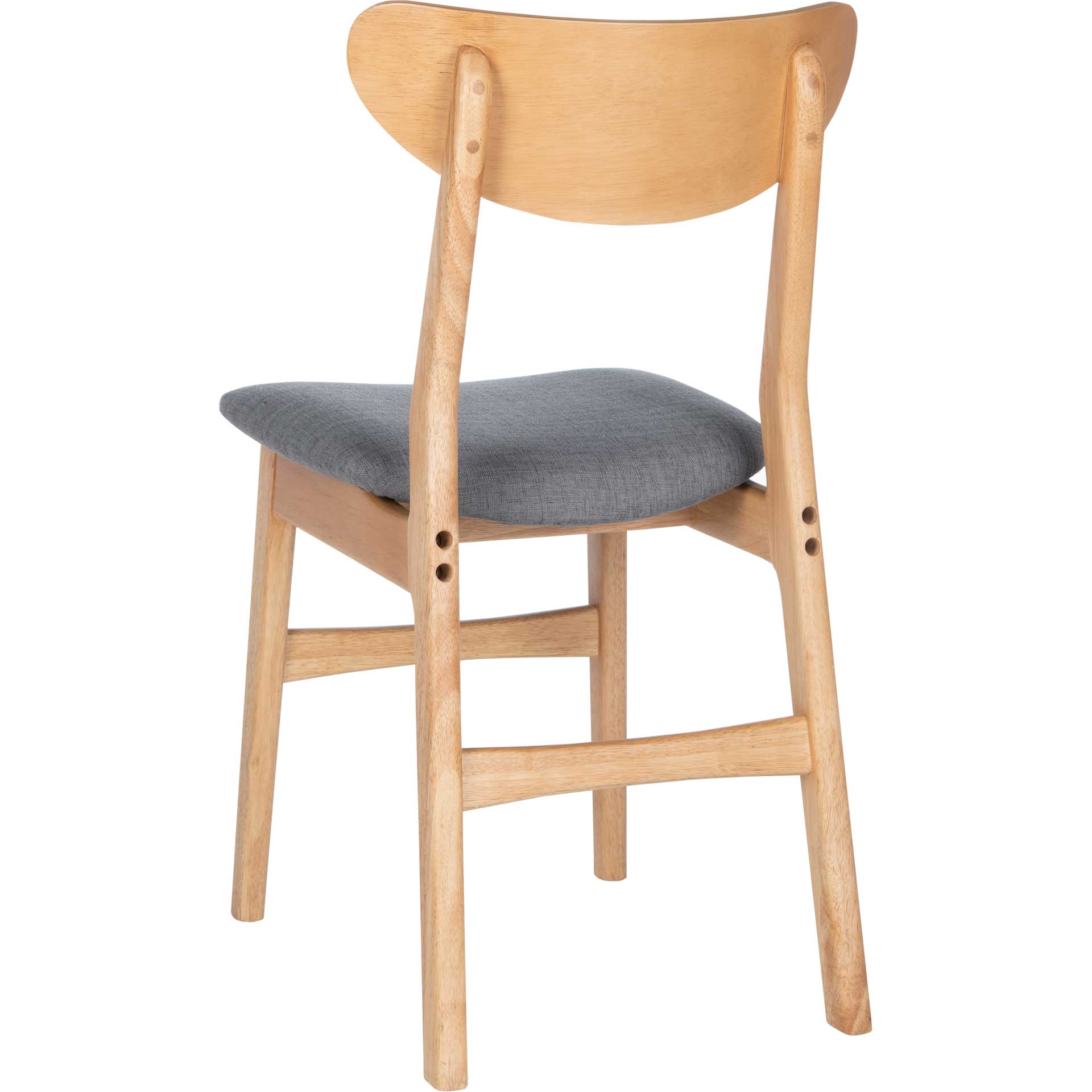 Lucas Retro Dining Chair Natural/Gray (Set of 2) - Image 6