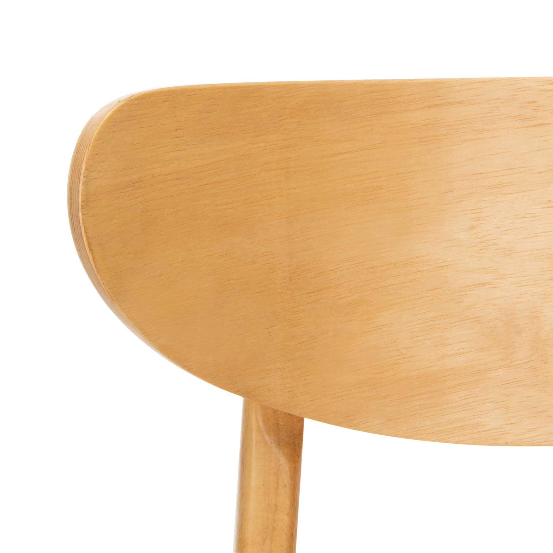 Lucas Retro Dining Chair Natural/White (Set of 2) - Image 7