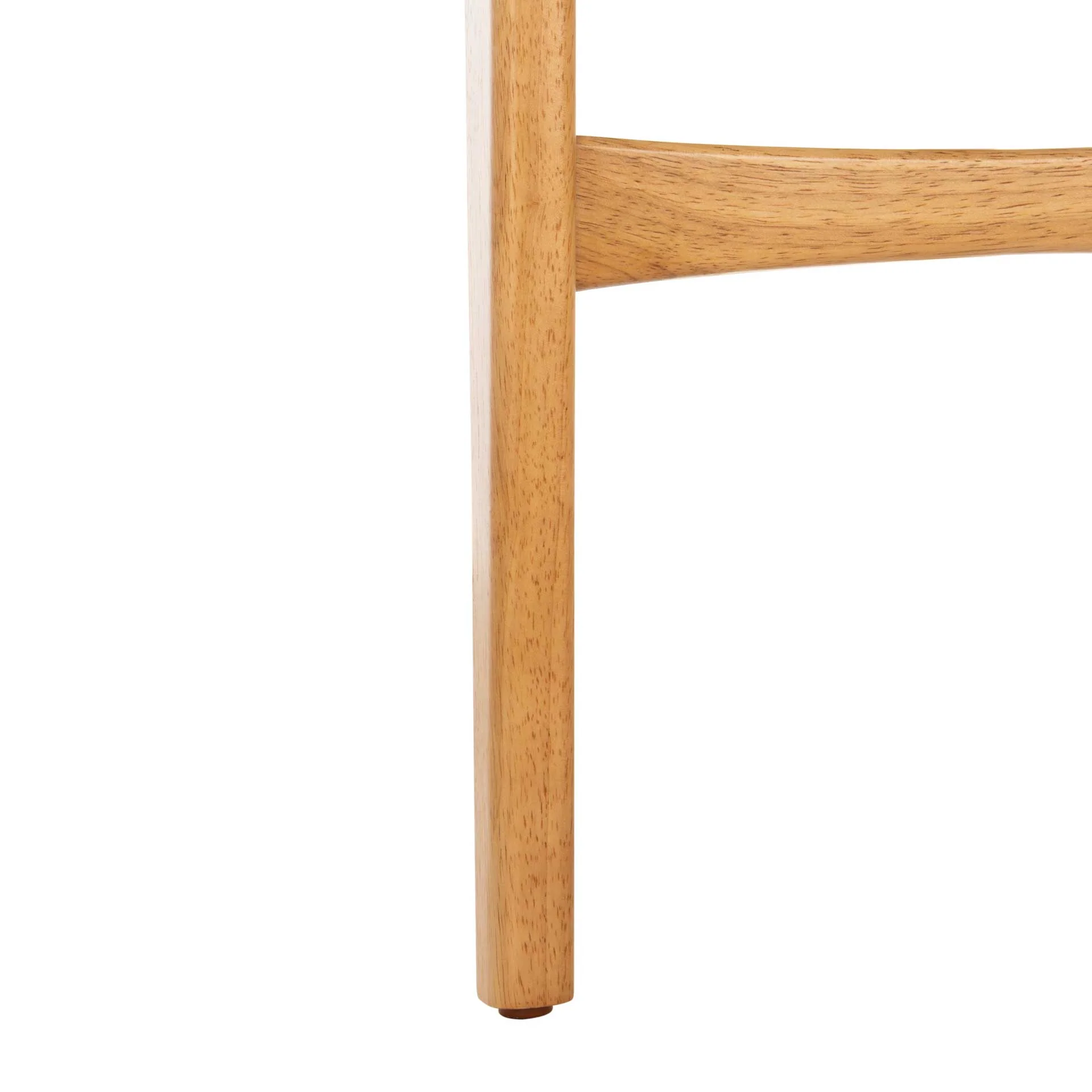 Lucas Retro Dining Chair Natural/White (Set of 2) - Image 8