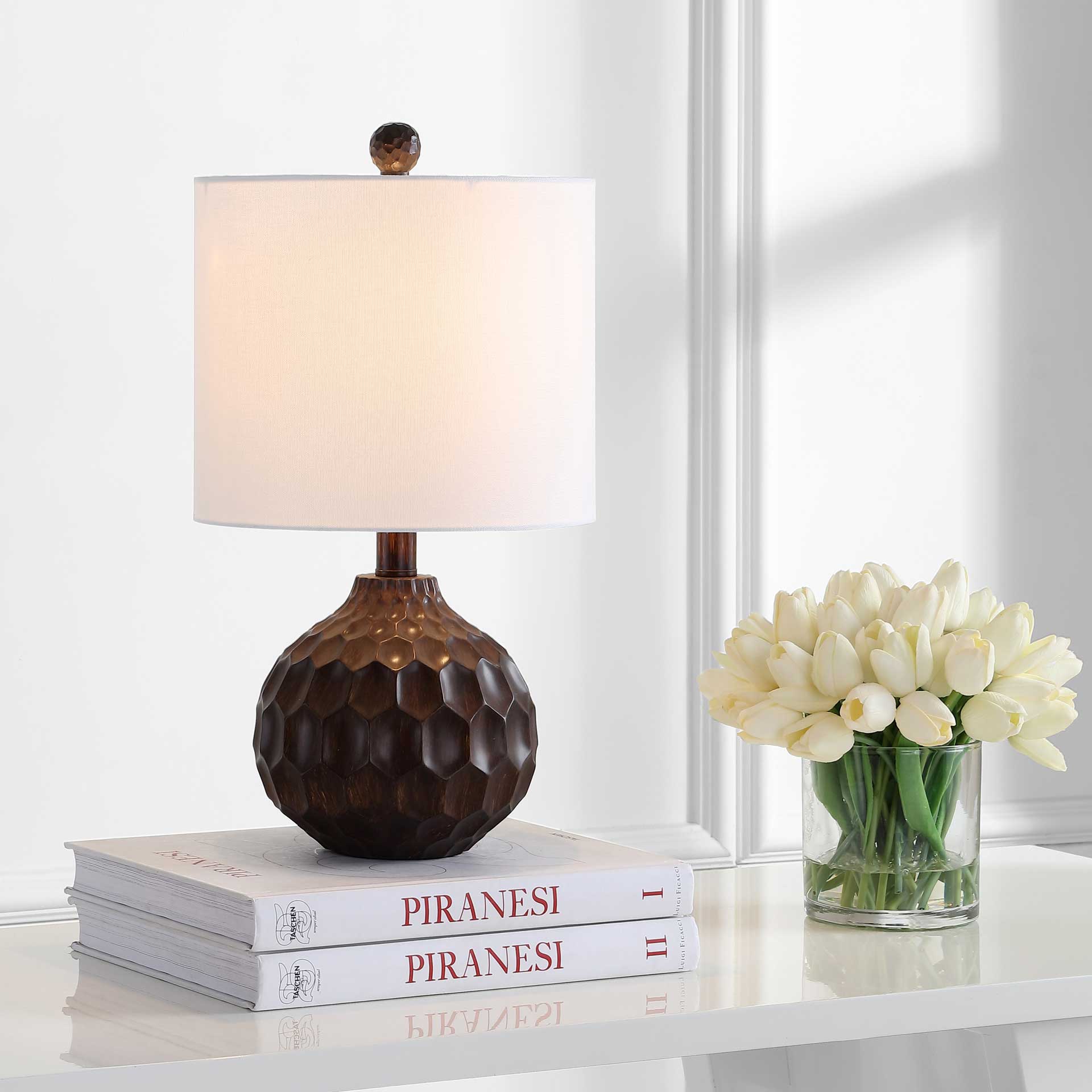 Lucas Table Lamp Dark Brown - Image 4