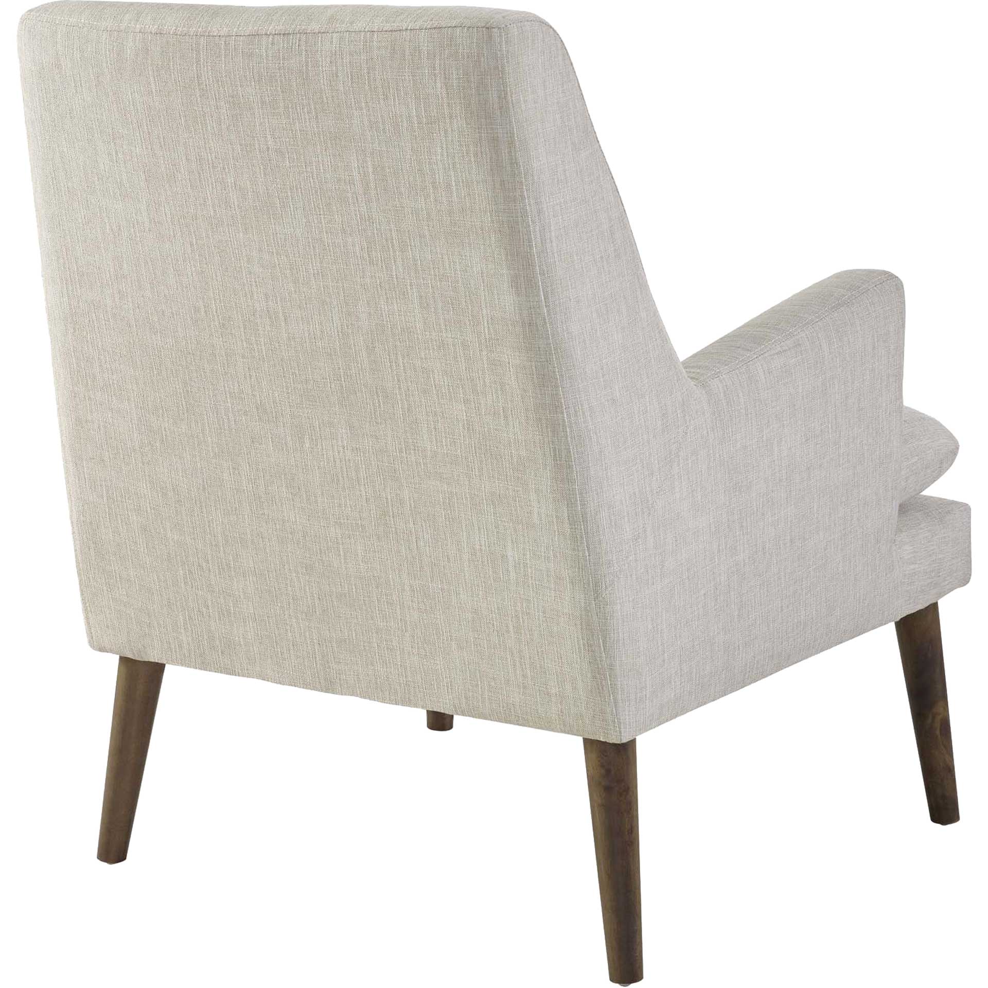 Lucas Upholstered Lounge Chair Beige - Image 4