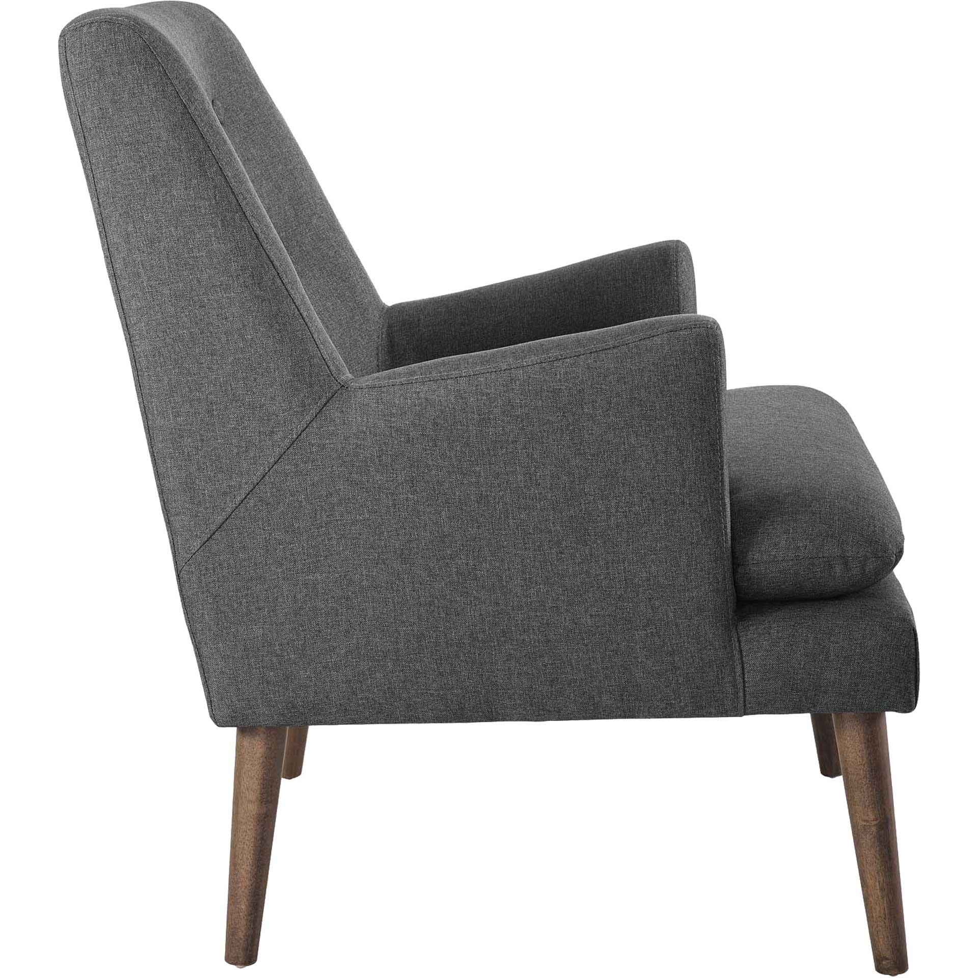 Lucas Upholstered Lounge Chair Gray - Image 3