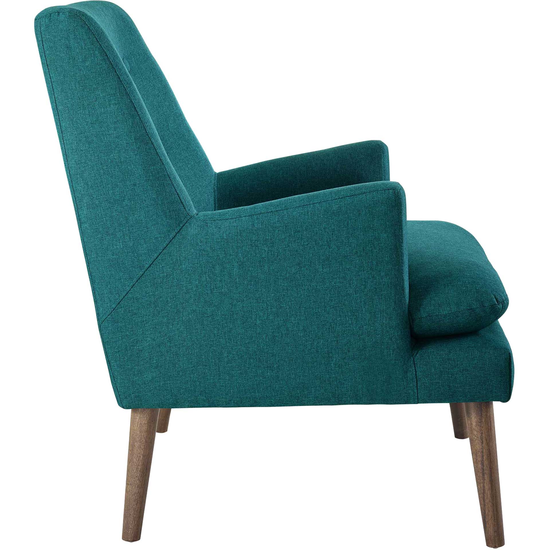 Lucas Upholstered Lounge Chair Teal - Image 3
