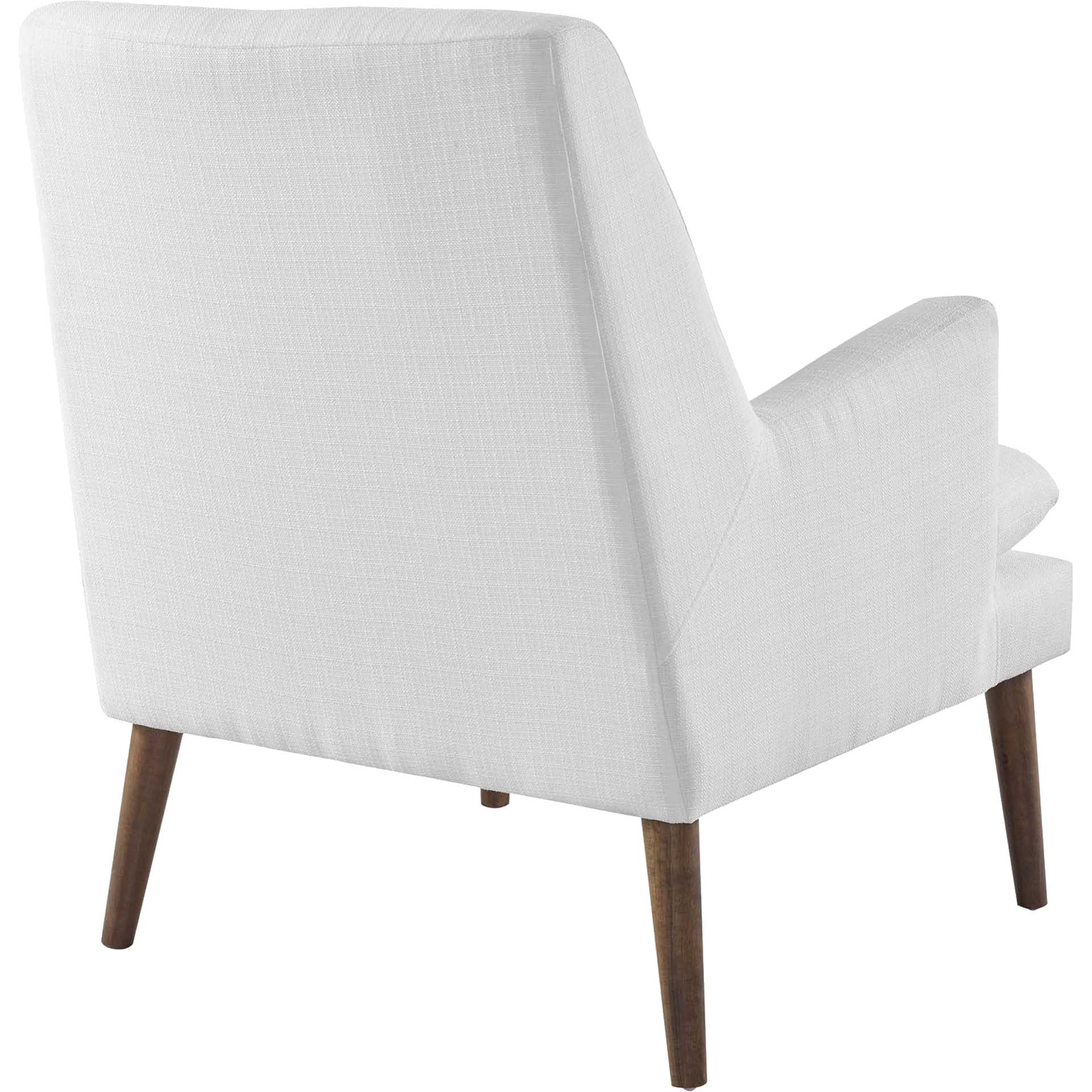 Lucas Upholstered Lounge Chair White - Image 4