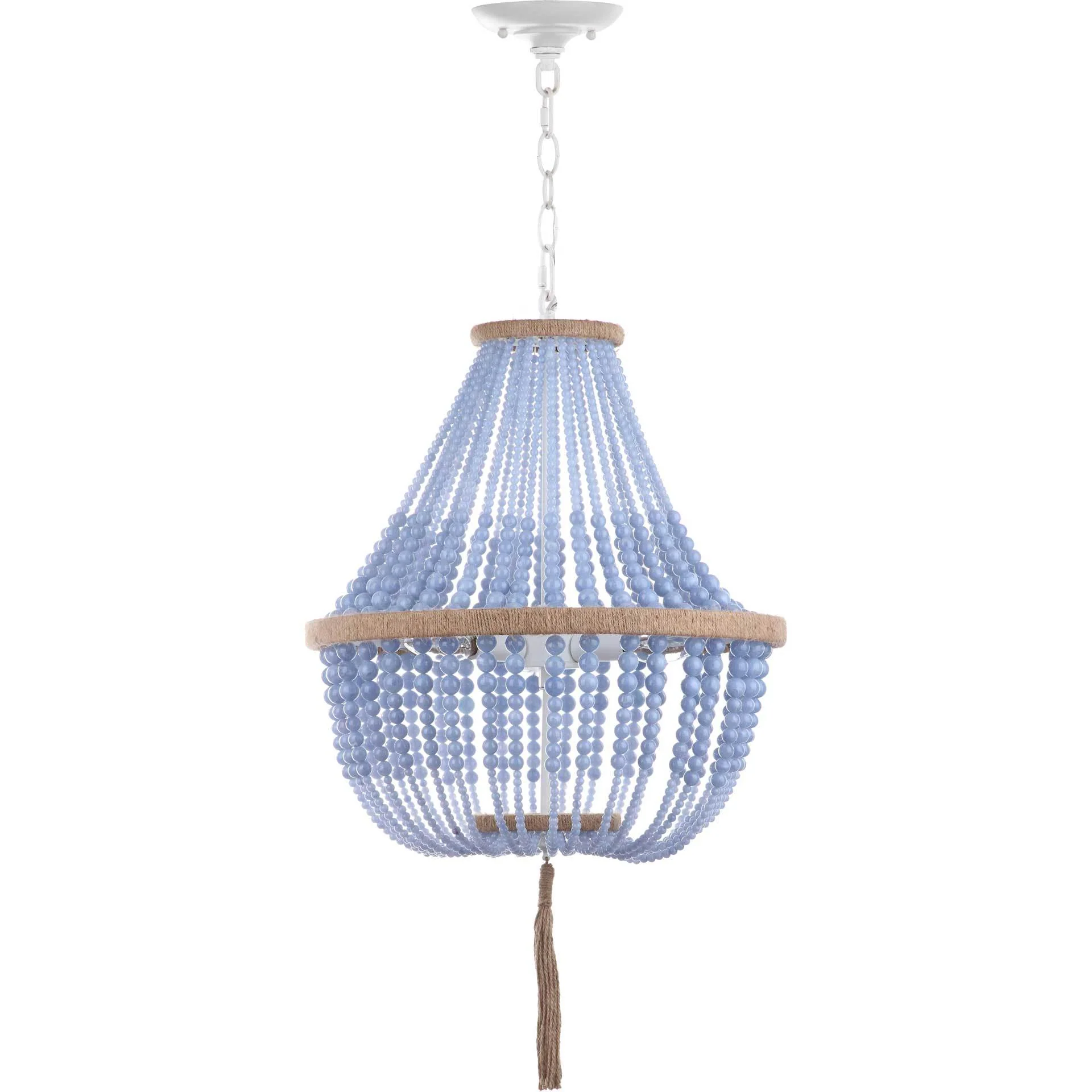 Luciana Kristi Blue Beaded Pendant - Image 2