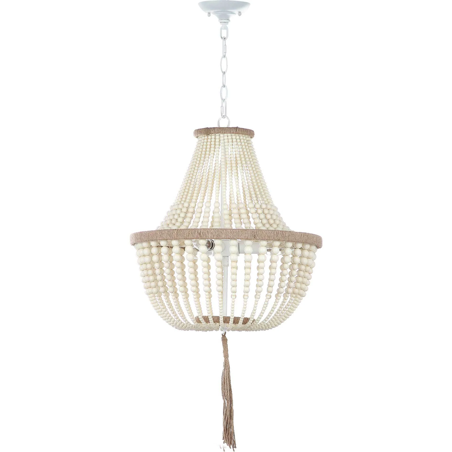 Luciana Kristi Cream Beaded Pendant - Image 2