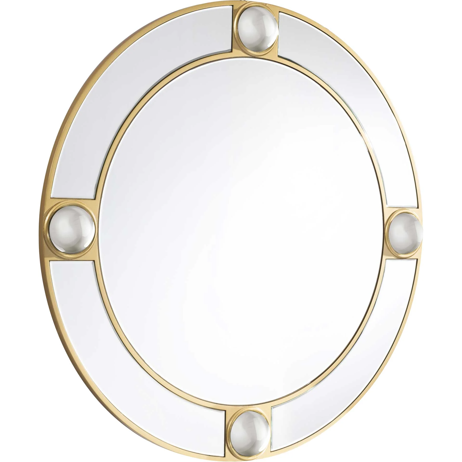 Lucite Orbs Round Mirror - Image 2