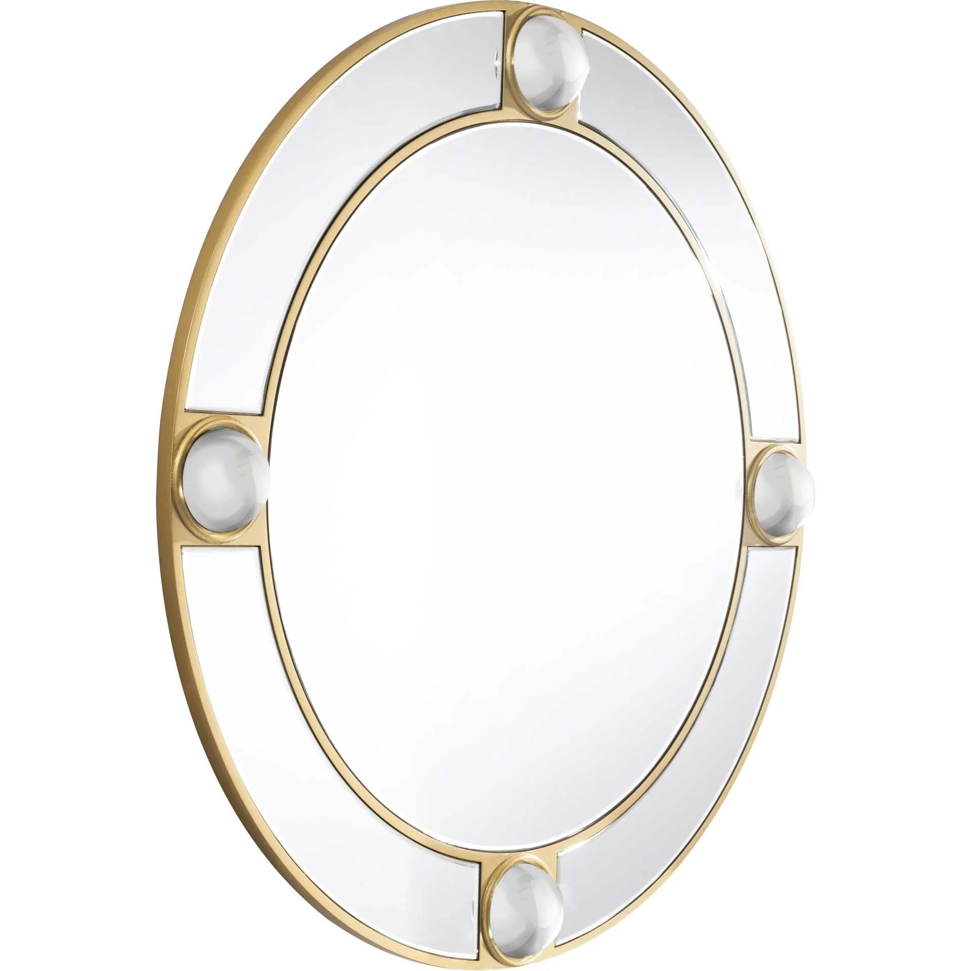 Lucite Orbs Round Mirror - Image 3
