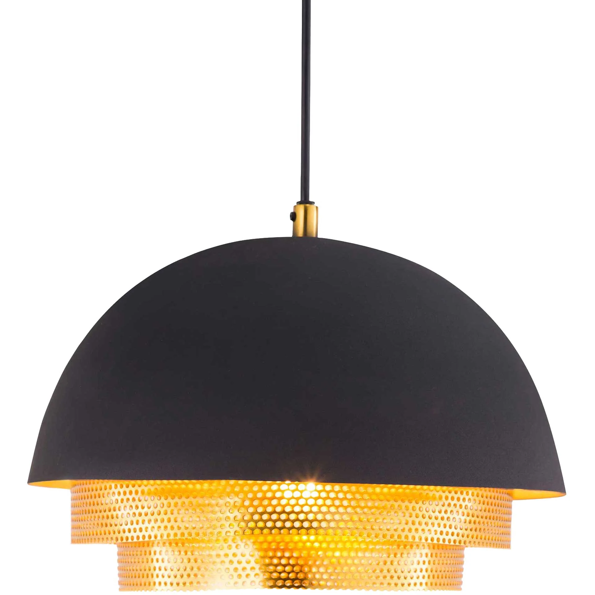 Lucretius Pendant Black/Gold - Image 2