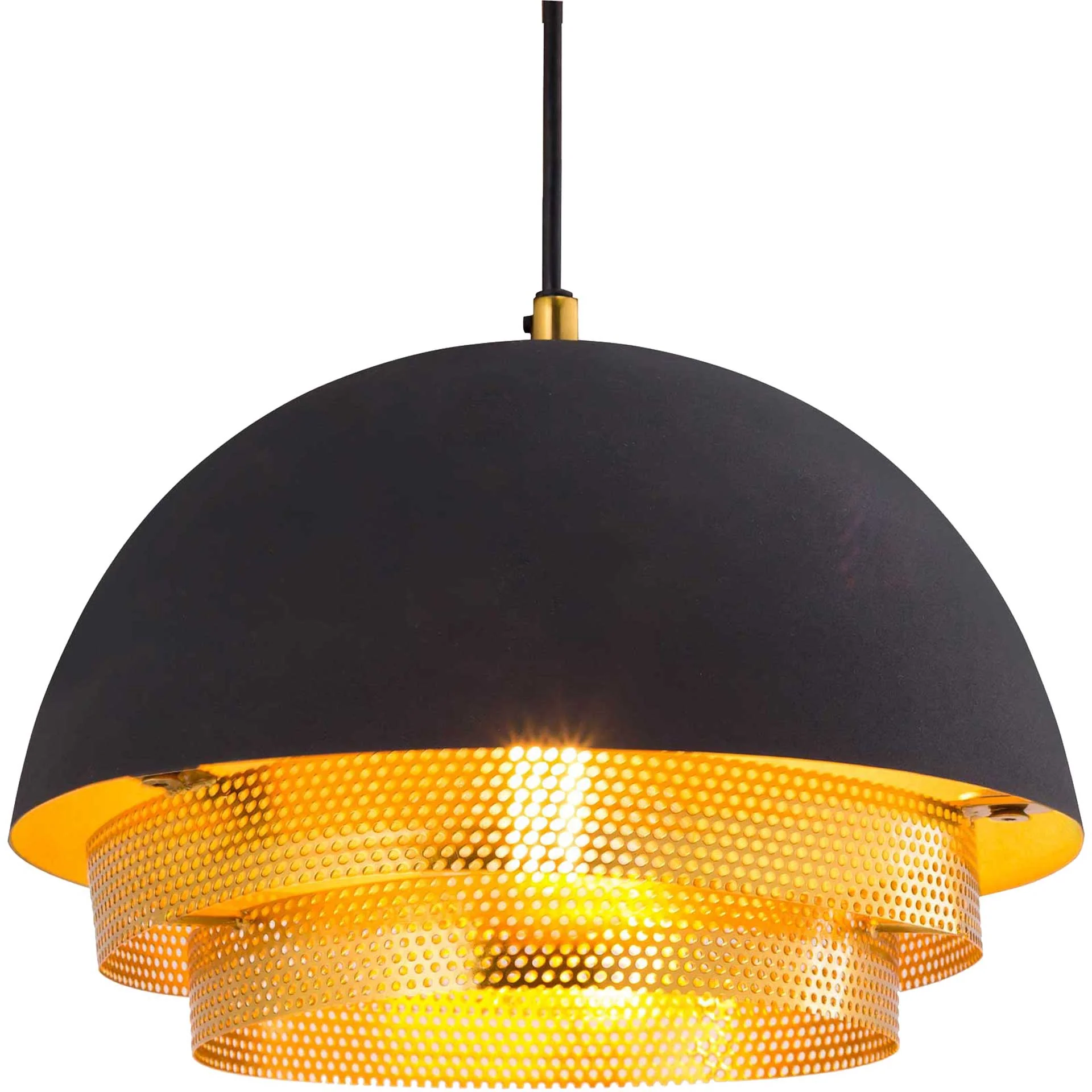 Lucretius Pendant Black/Gold - Image 3