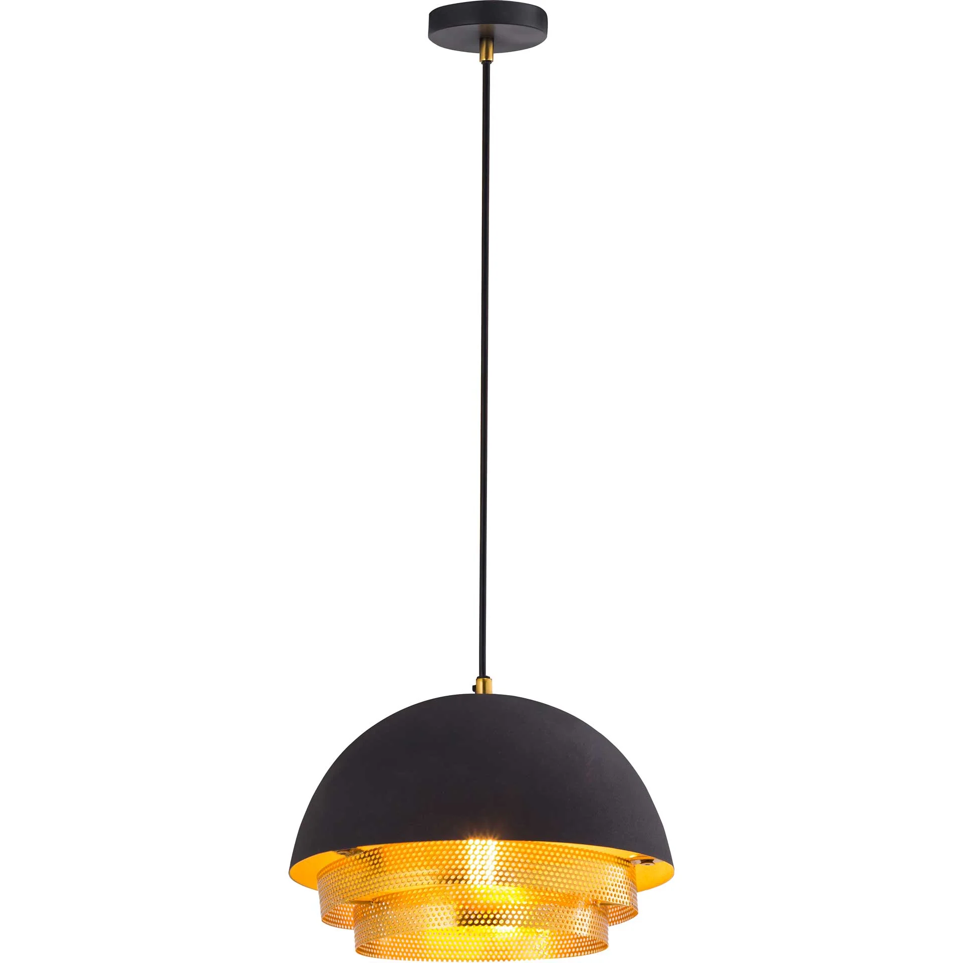 Lucretius Pendant Black/Gold - Image 4