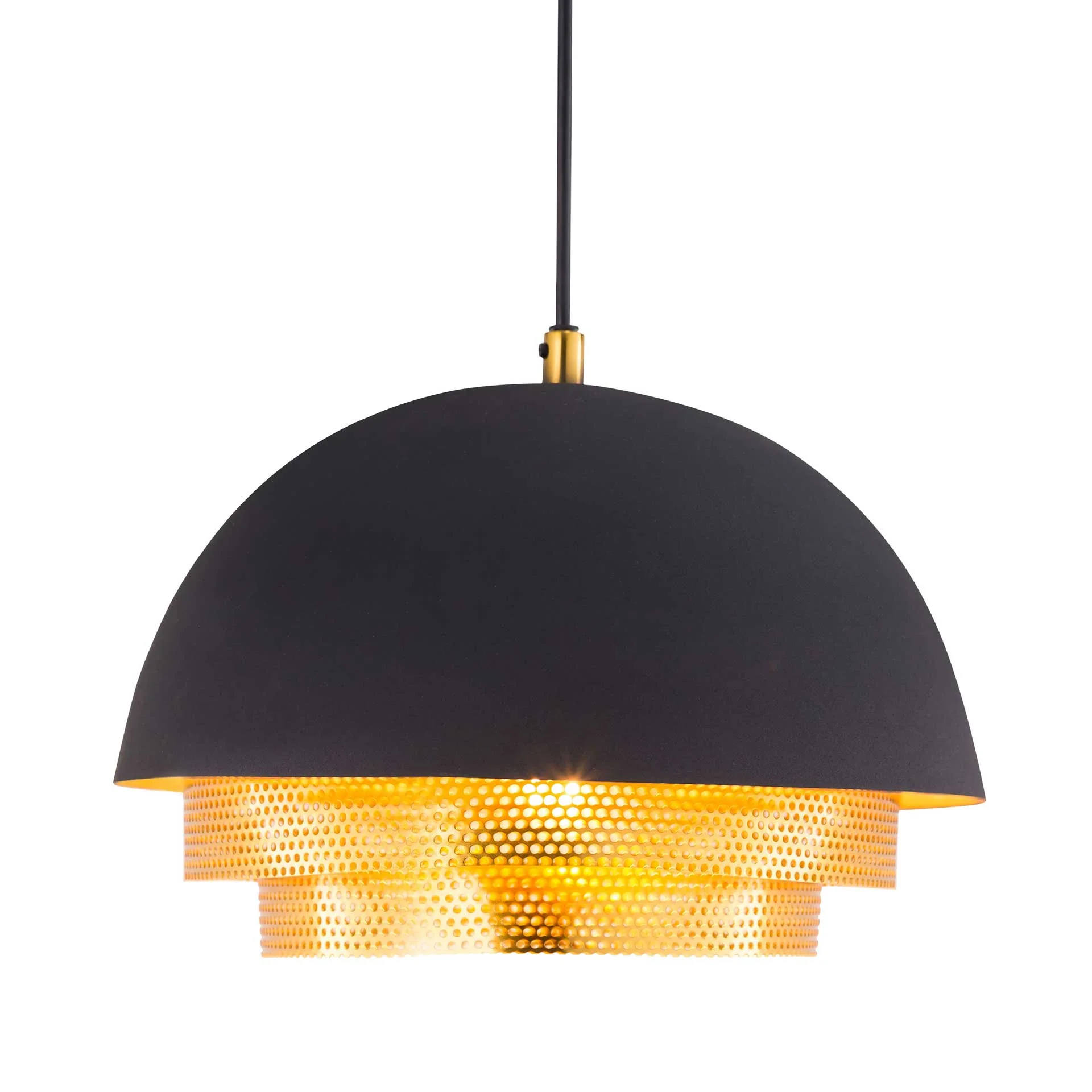Lucretius Pendant Black/Gold - Image 5