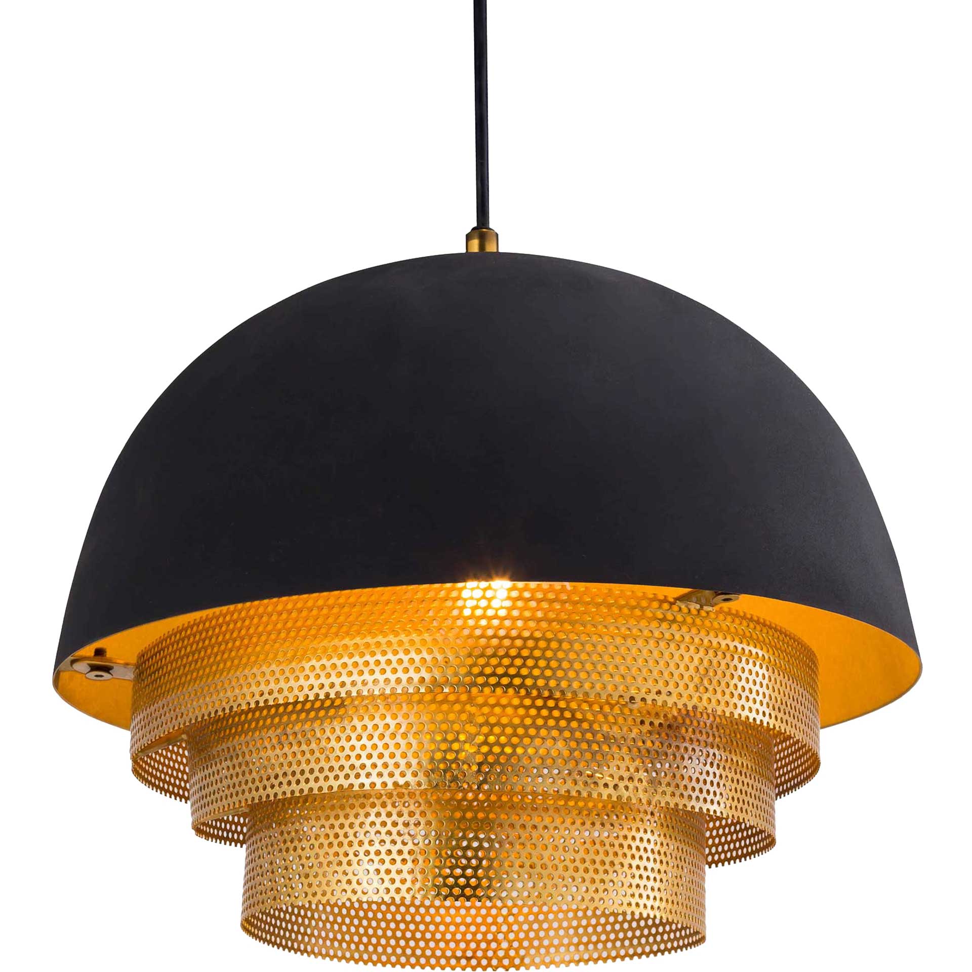 Lucretius Pendant Black/Gold - Image 9