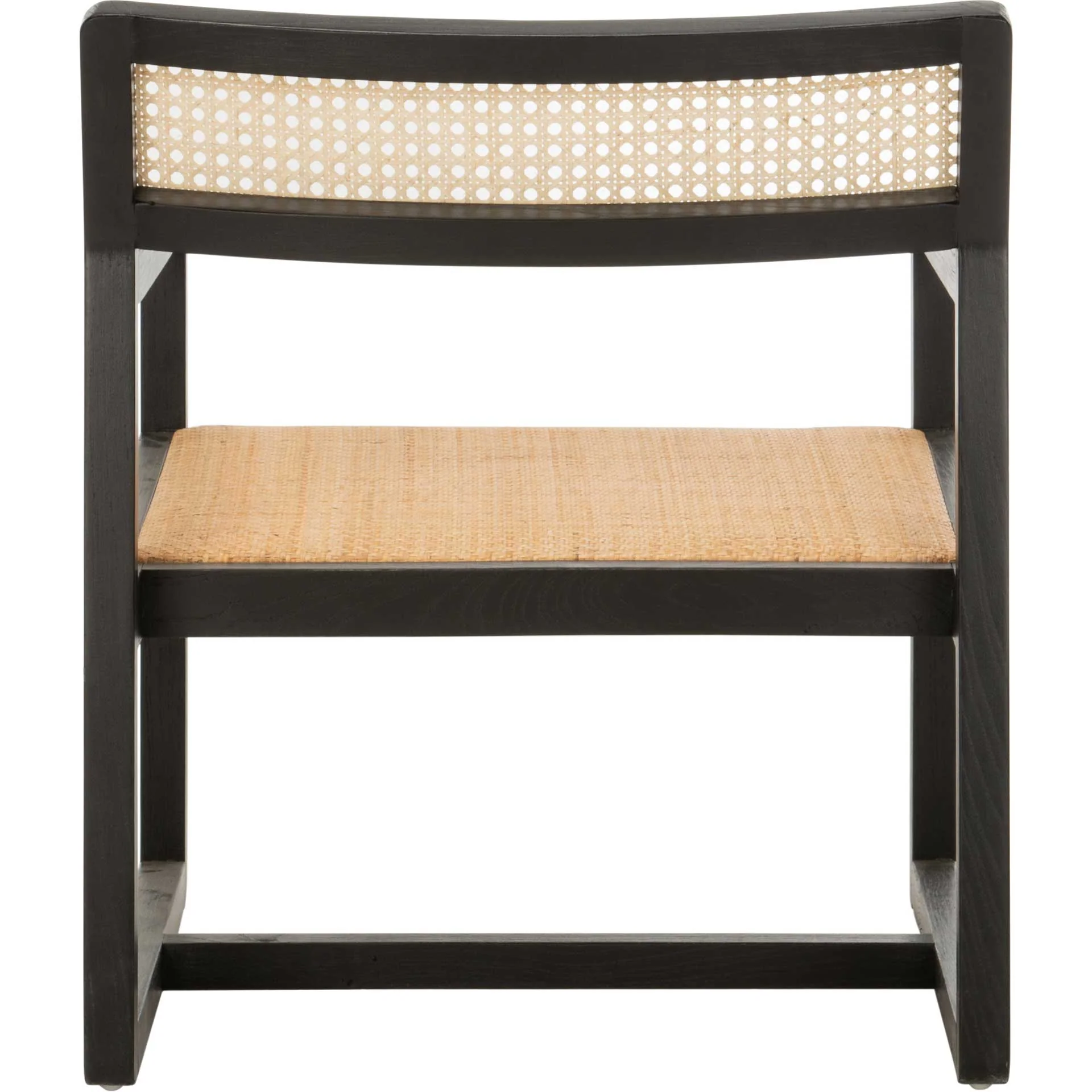 Lucy Cane Accent Chair Black/Natural - Image 4