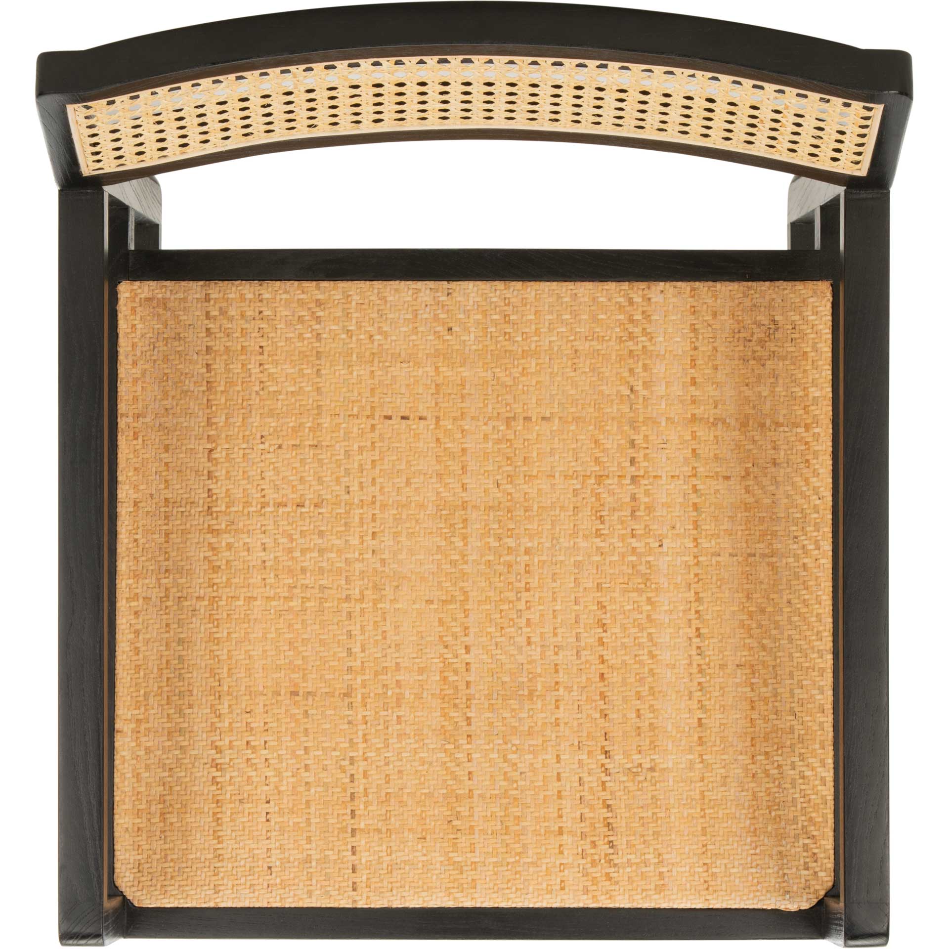 Lucy Cane Accent Chair Black/Natural - Image 6