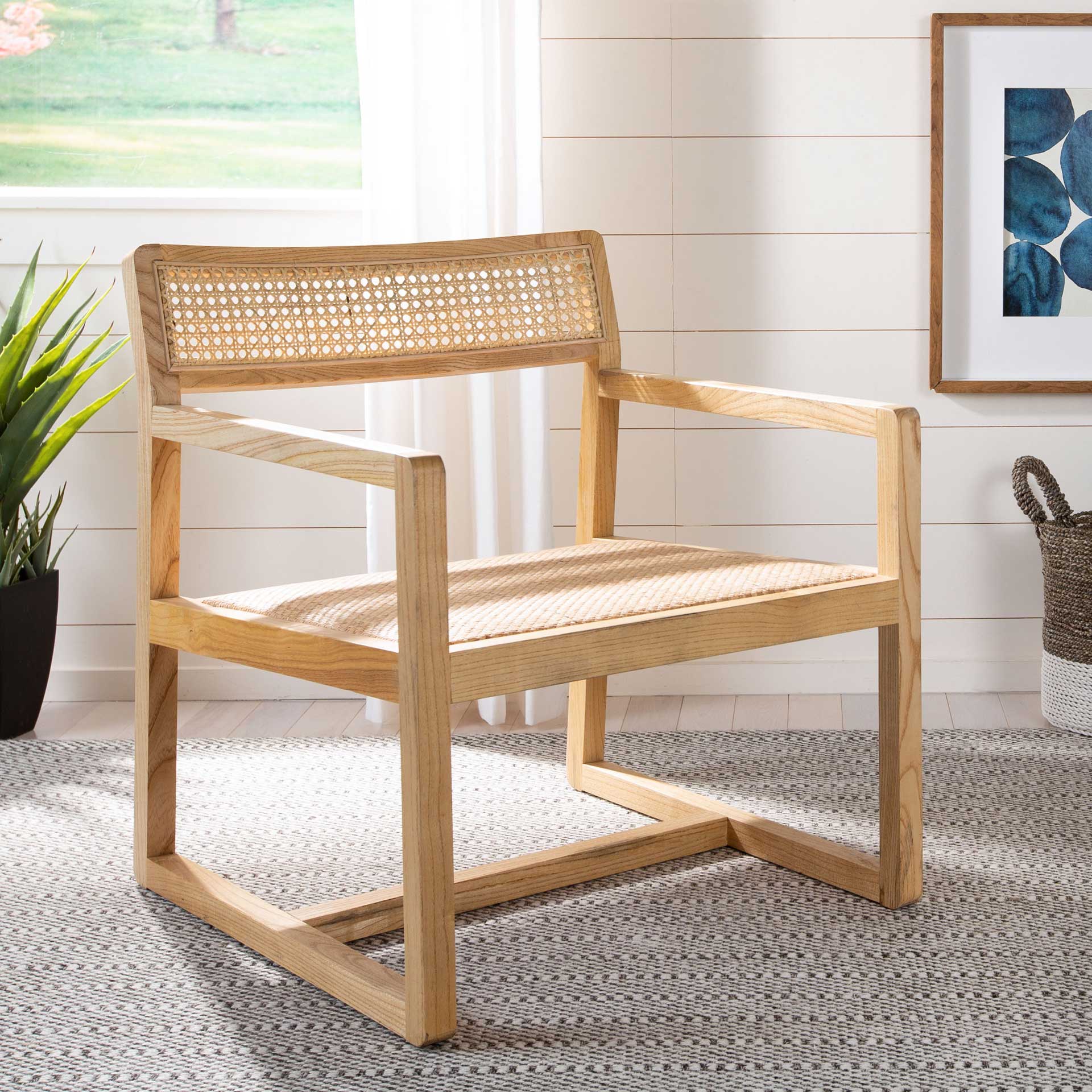 Lucy Cane Accent Chair Natural - Image 9