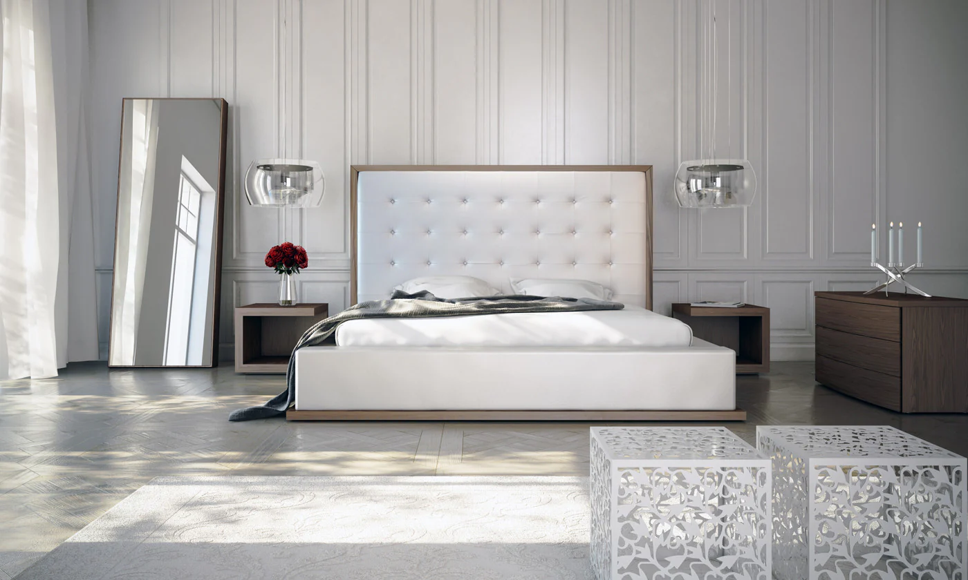 Ludlow Bed Walnut/White - Image 3