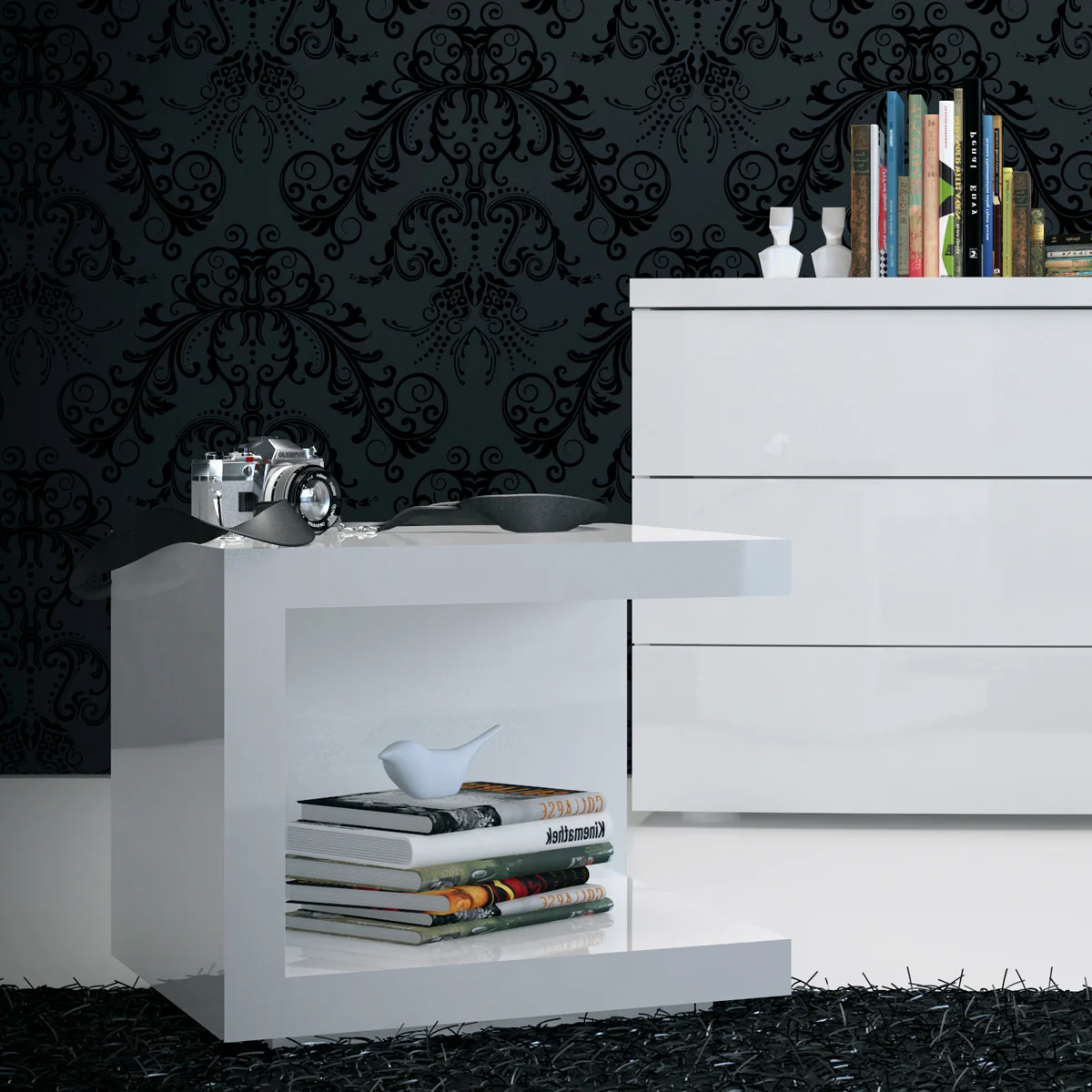 Ludlow Nightstand White - Image 5