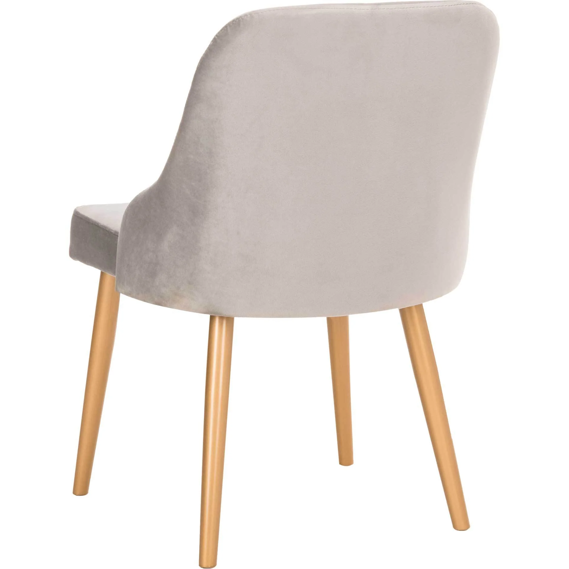 Luis Upholstered Dining Chair Gray/Gold (Set of 2) - Image 5