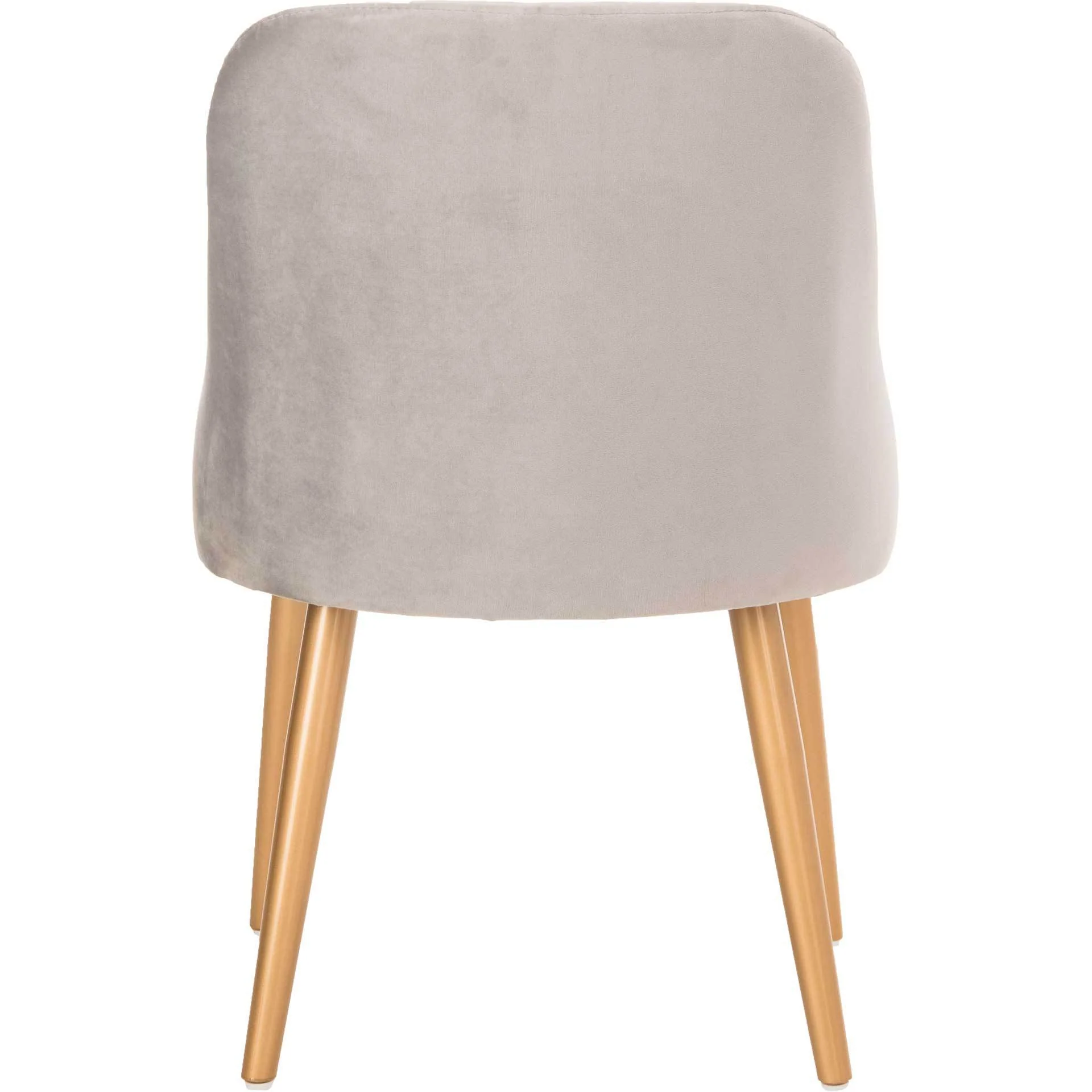 Luis Upholstered Dining Chair Gray/Gold (Set of 2) - Image 6
