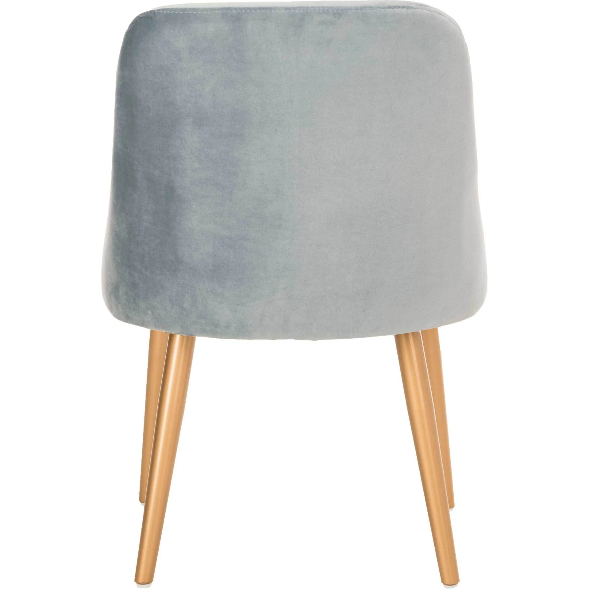 Luis Upholstered Dining Chair Slate Blue/Gold (Set of 2) - Image 6