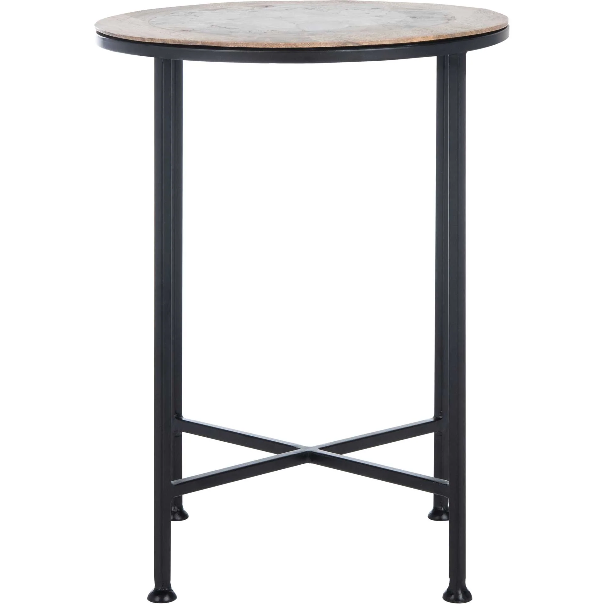 Luka Agate Accent Table Black Agate - Image 2