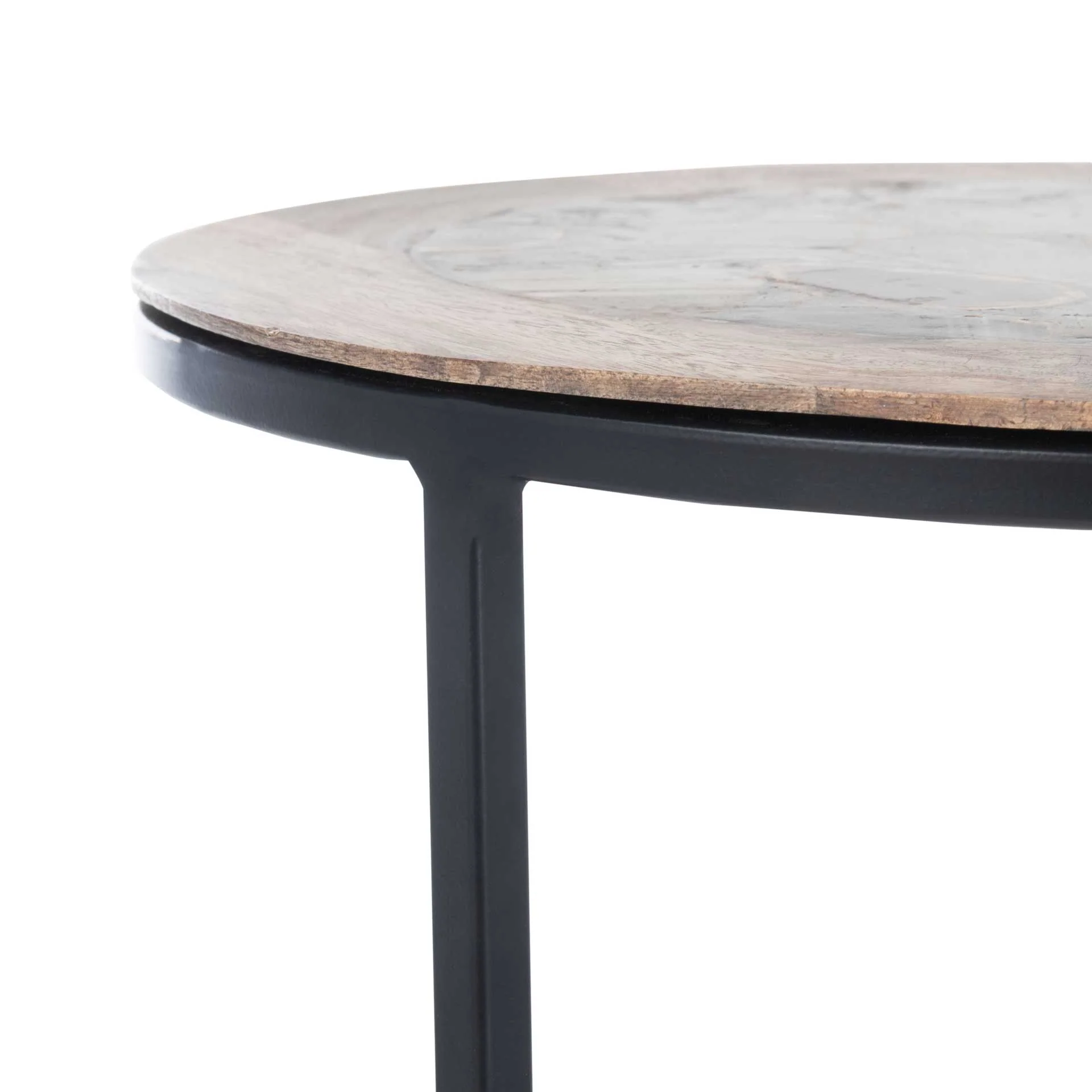Luka Agate Accent Table Black Agate - Image 4