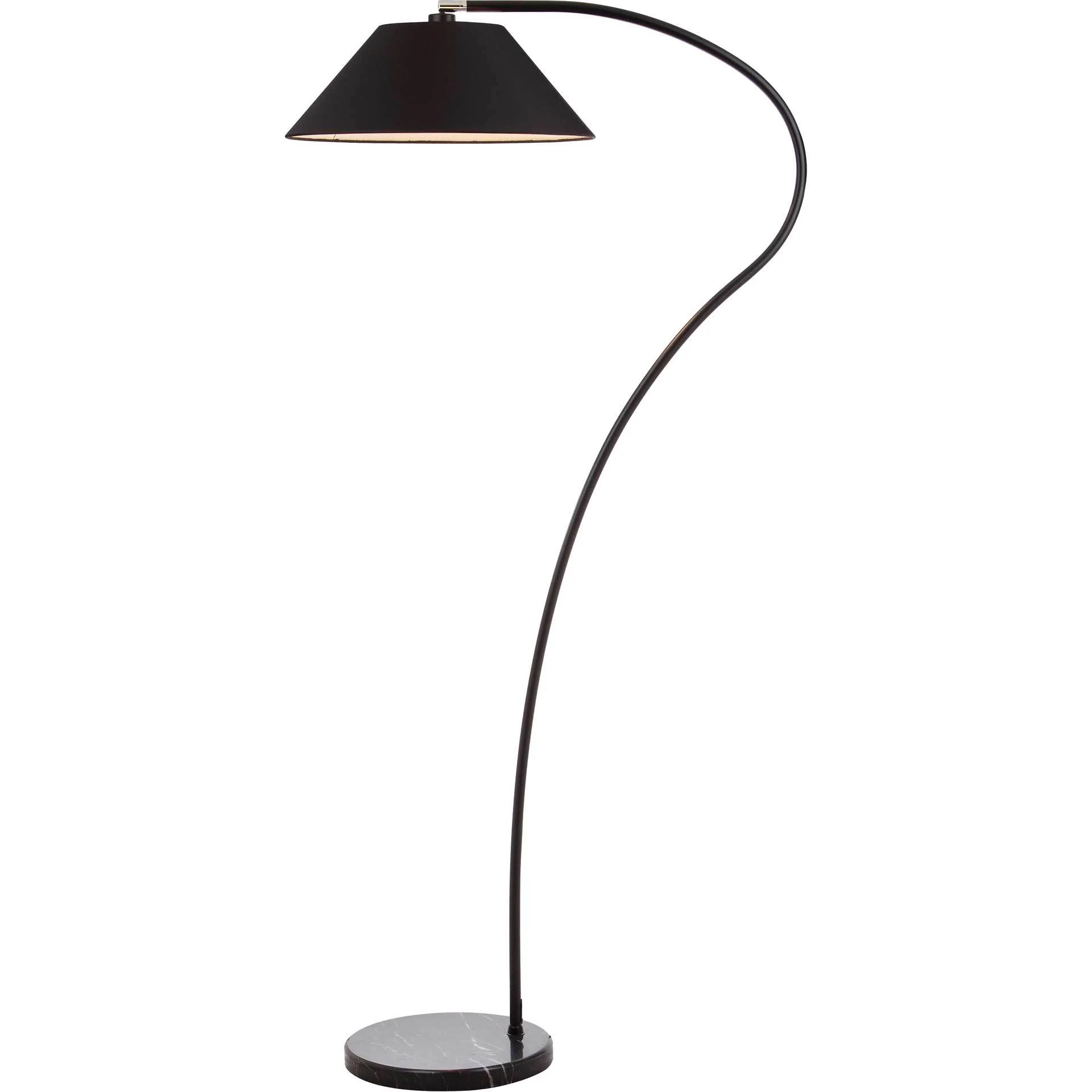 Luke Arc Floor Lamp Black - Image 2