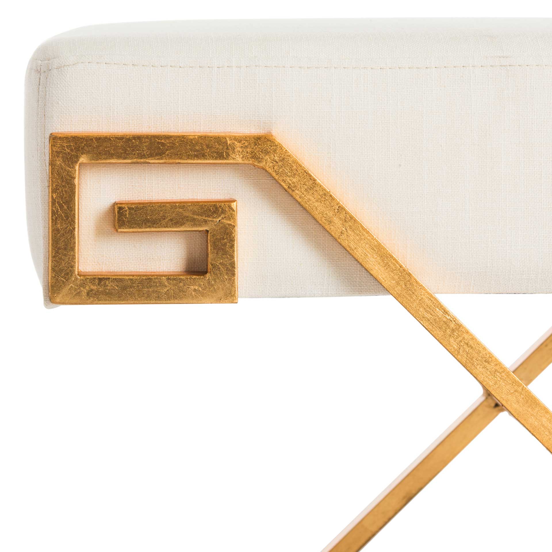 Luke Greek Key Bench Light Beige - Image 4