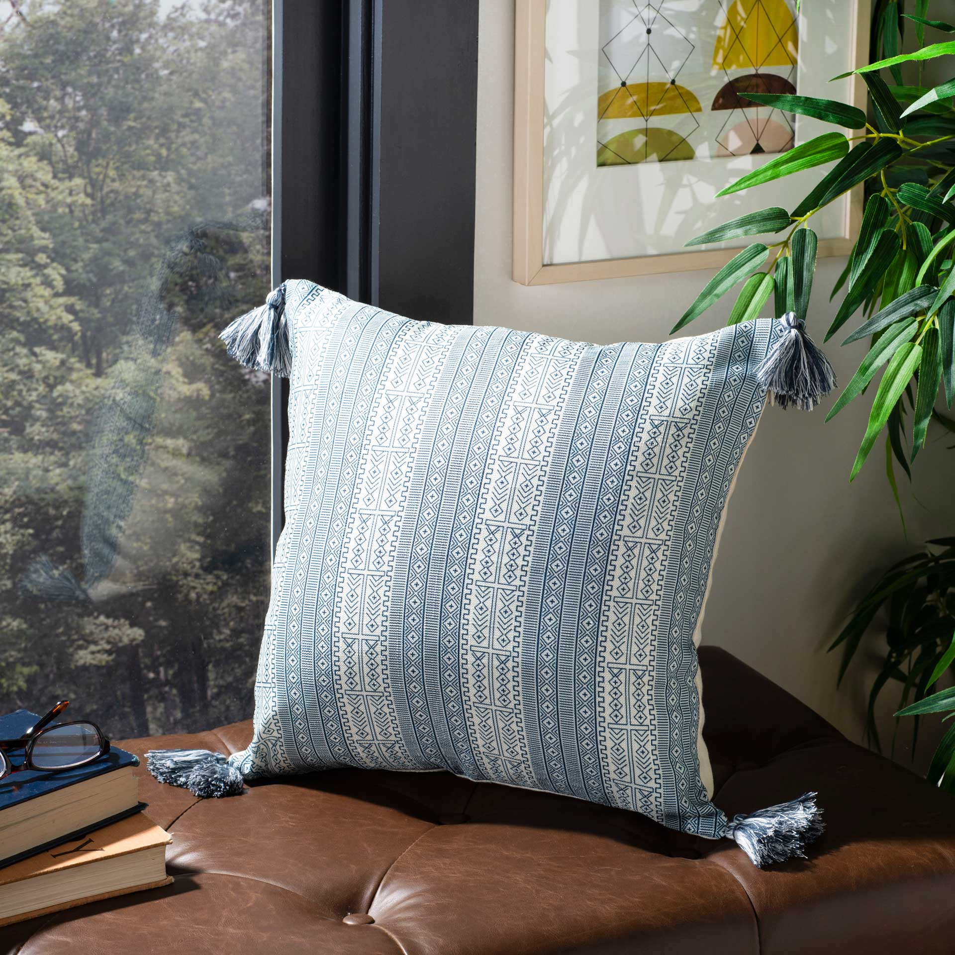 Luna Pillow White/Gray - Image 4