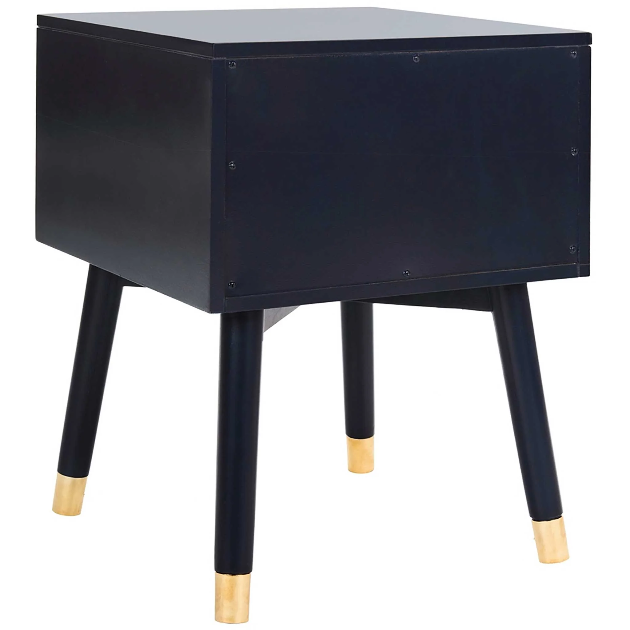 Lydia Gold Cap Nightstand Navy - Image 3