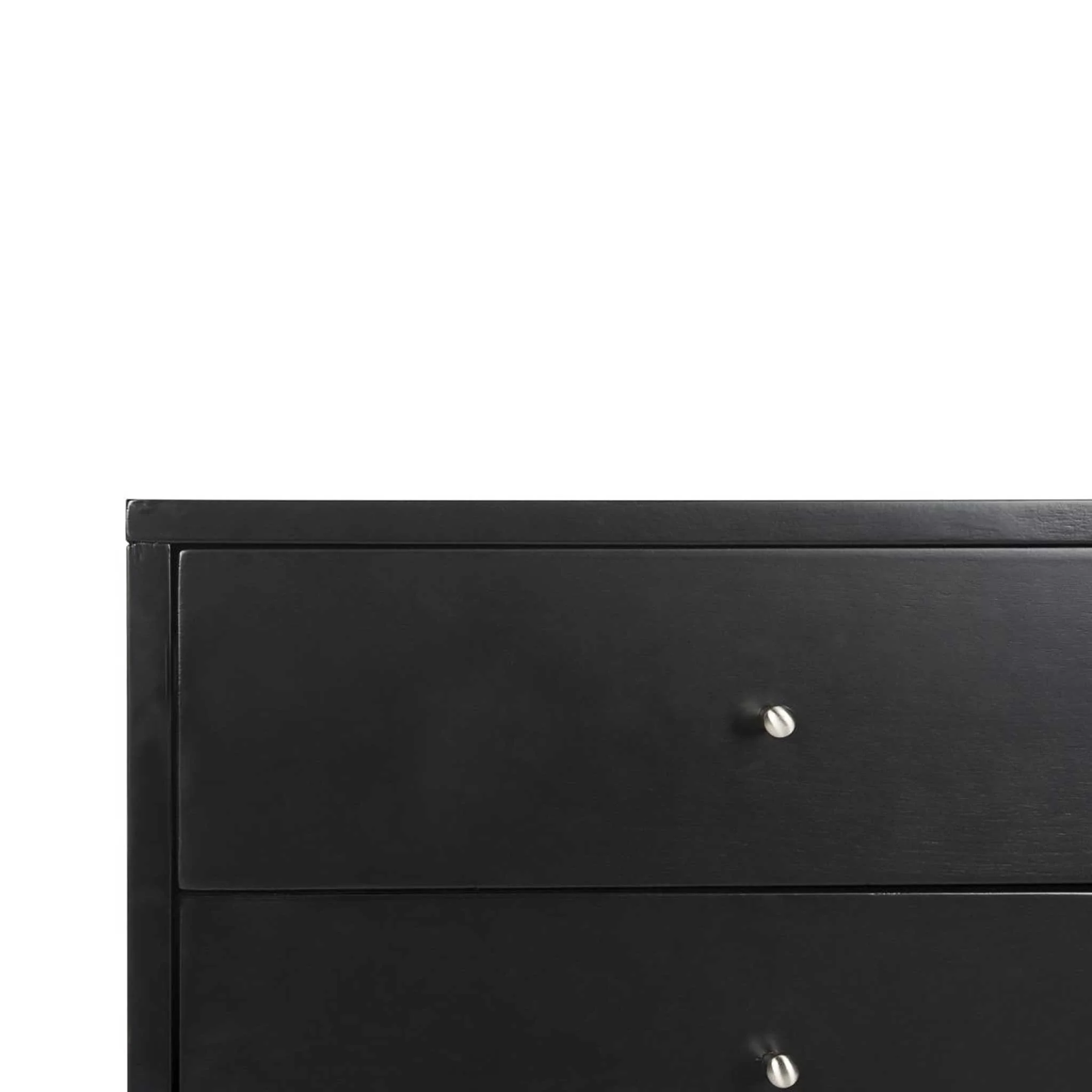 Lydia Silver Cap Nightstand Black - Image 3