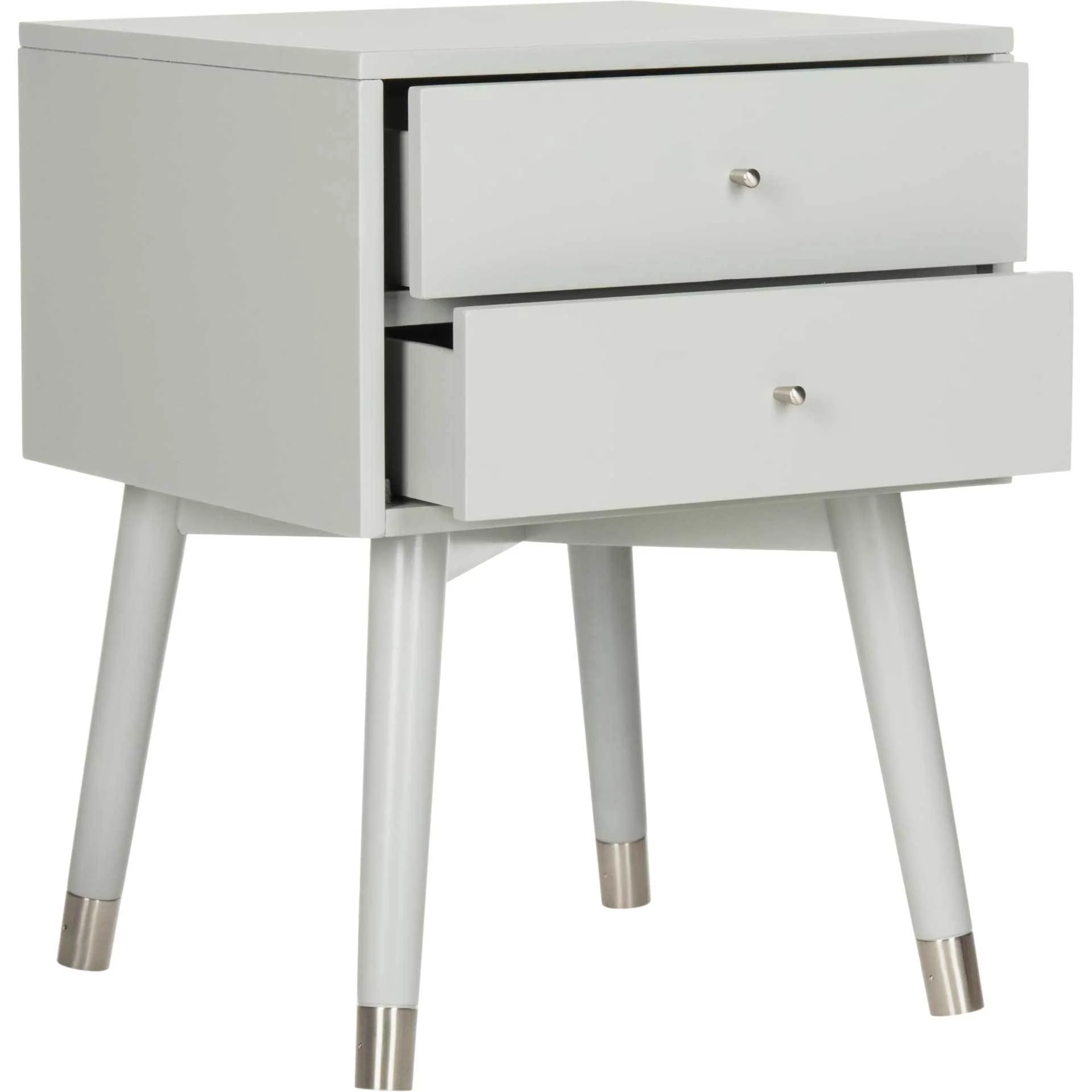 Lydia Silver Cap Nightstand Gray - Image 2