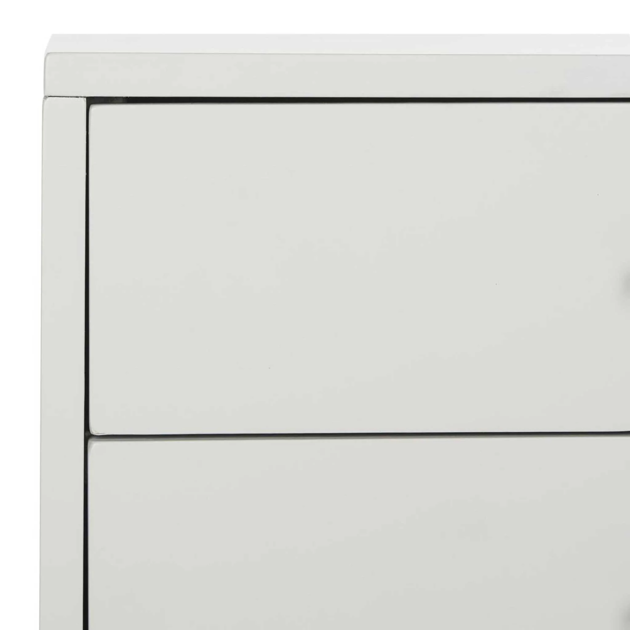 Lydia Silver Cap Nightstand Gray - Image 5
