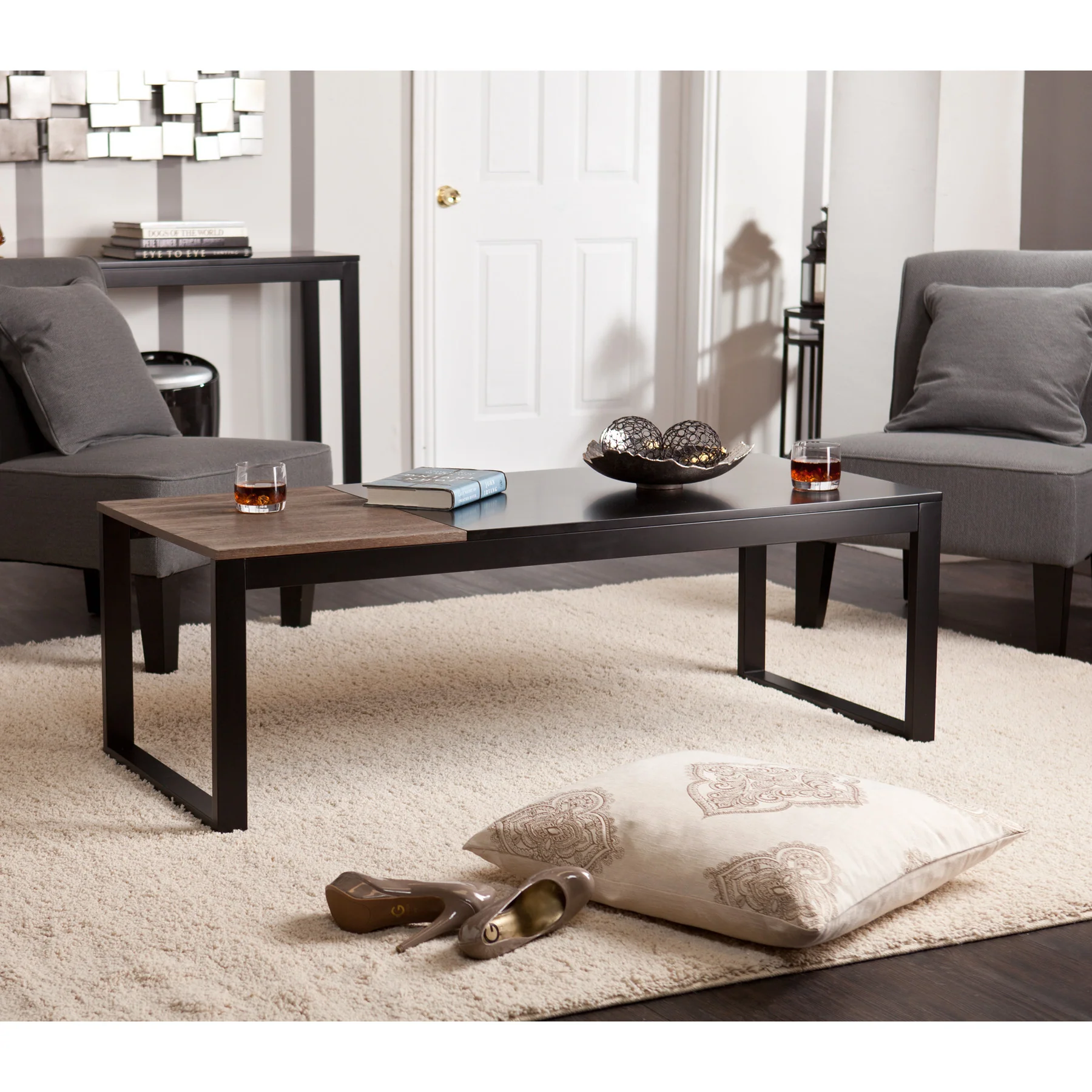 Lydock Coffee Table Black - Image 4