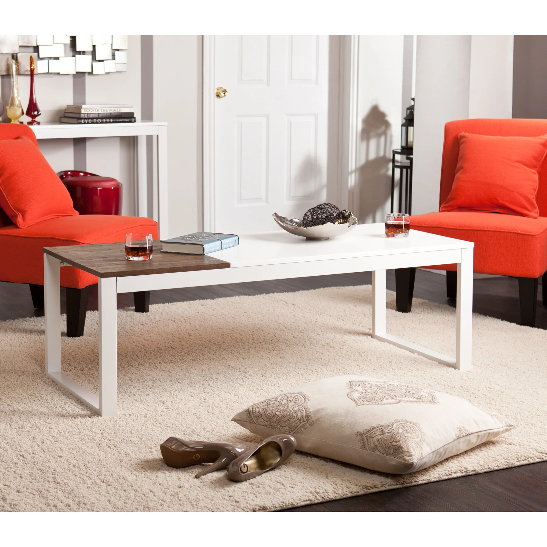 Lydock Coffee Table White - Image 4