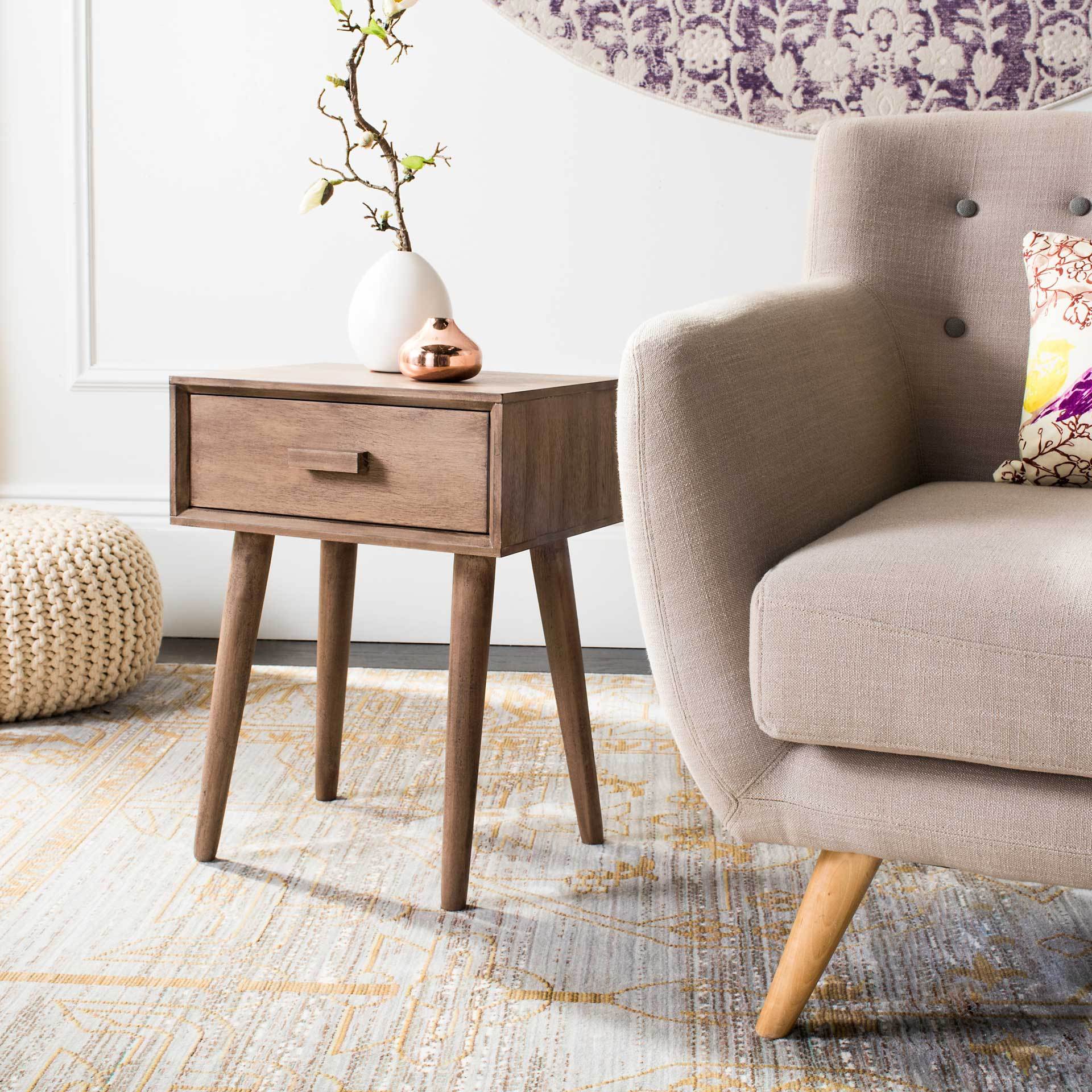 Lylah Accent Table Desert Brown - Image 6