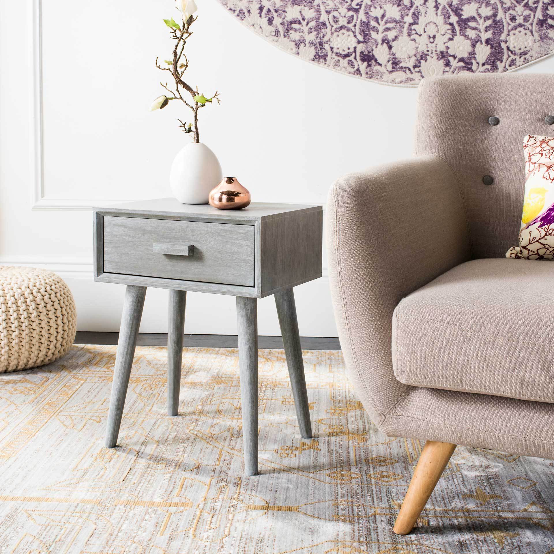 Lylah Accent Table Slate Gray - Image 6