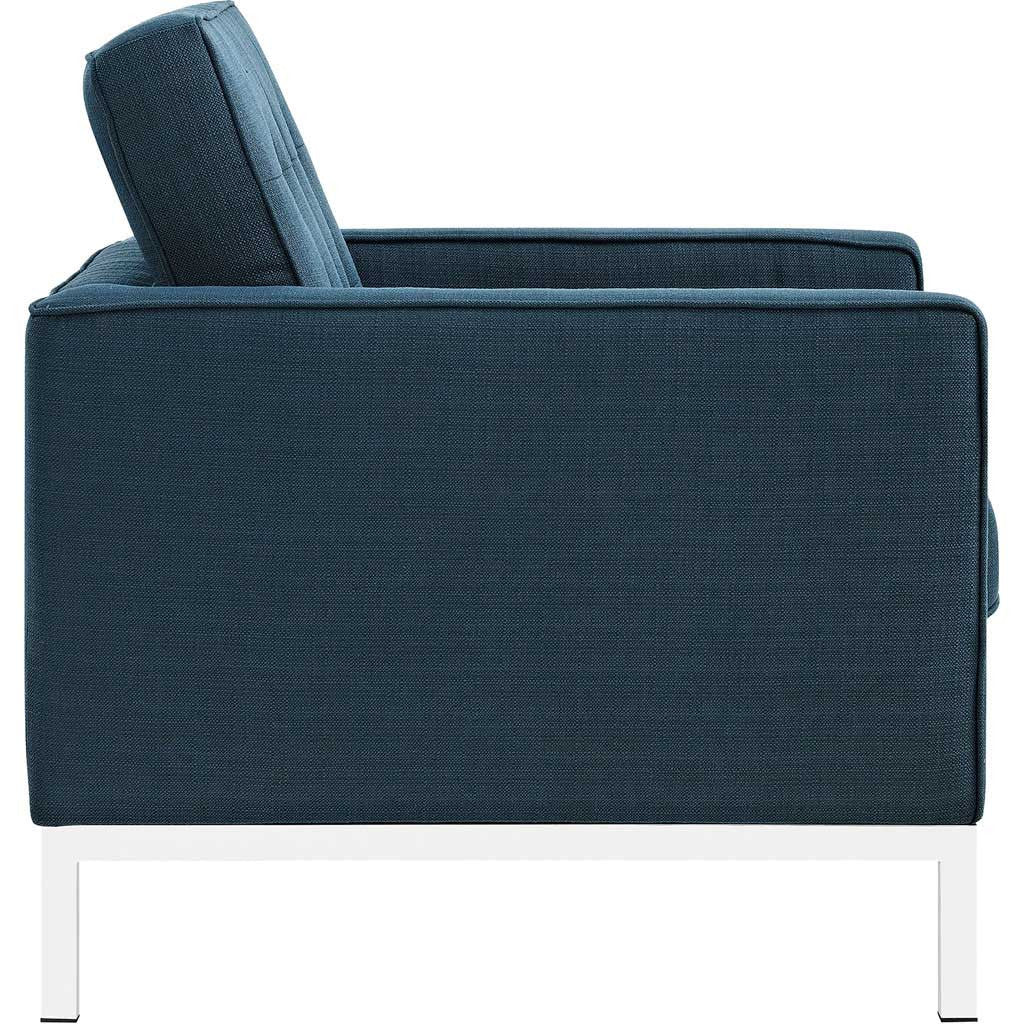 Lyte Fabric Armchair Azure - Image 2