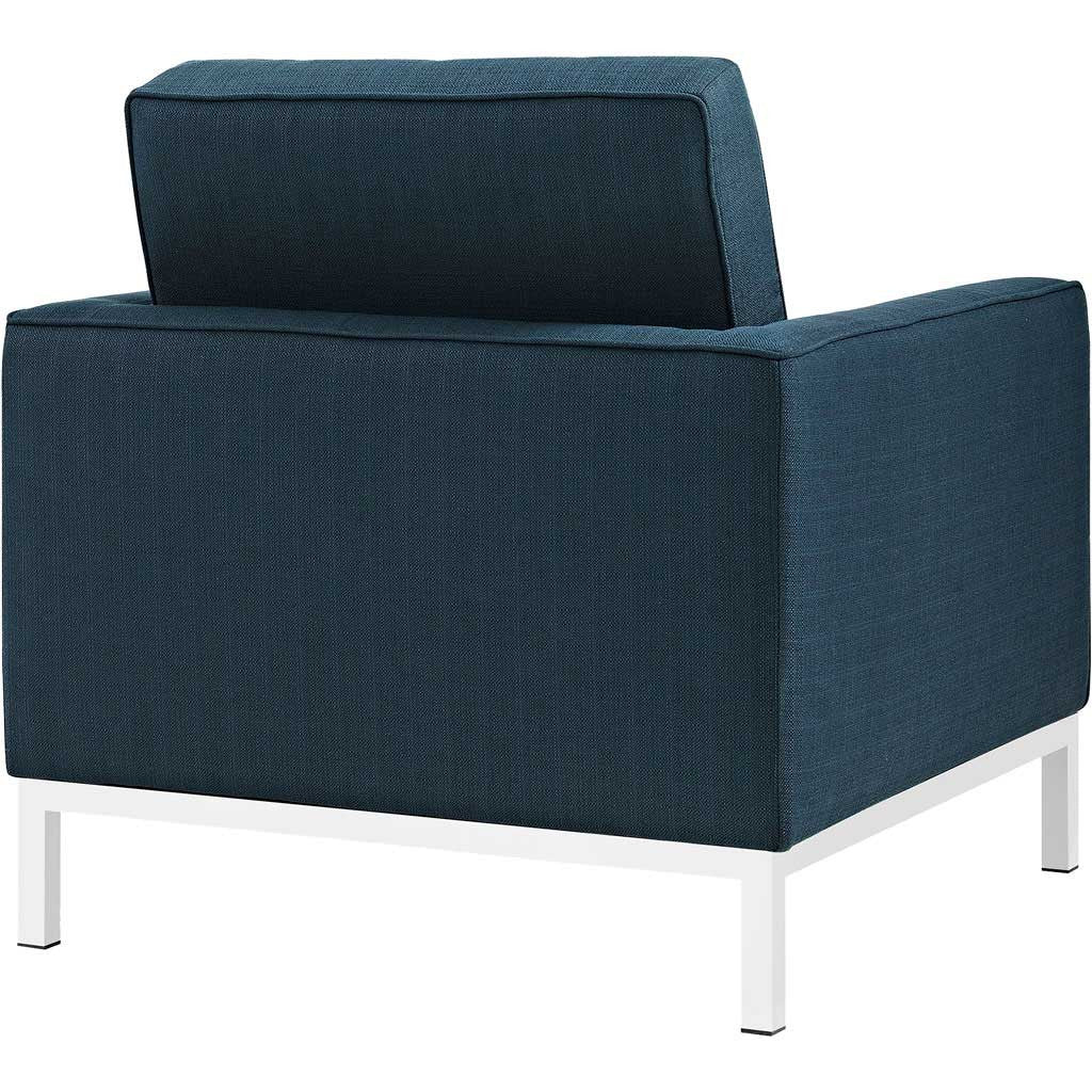 Lyte Fabric Armchair Azure - Image 3
