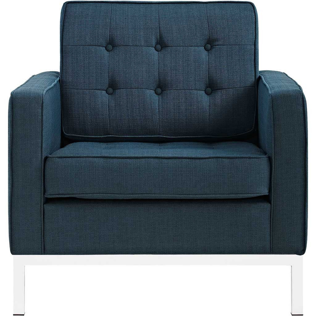 Lyte Fabric Armchair Azure - Image 4