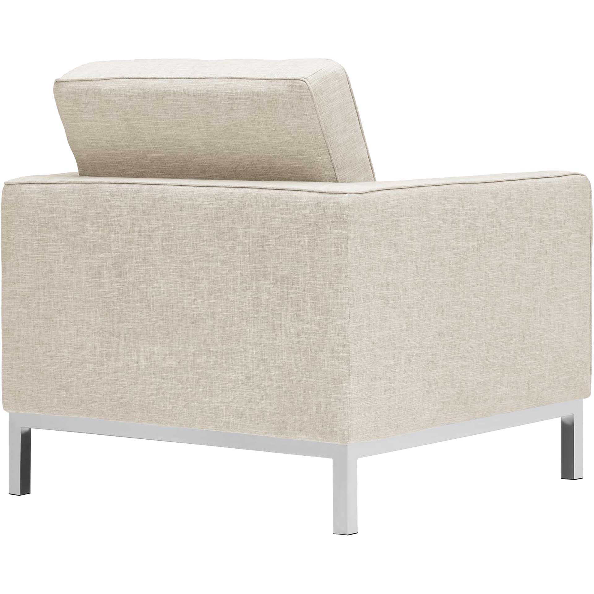 Lyte Fabric Armchair Beige - Image 4
