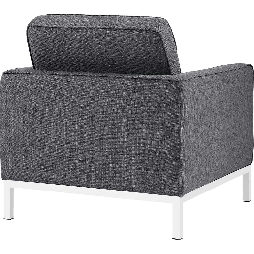 Lyte Fabric Armchair Gray - Image 3