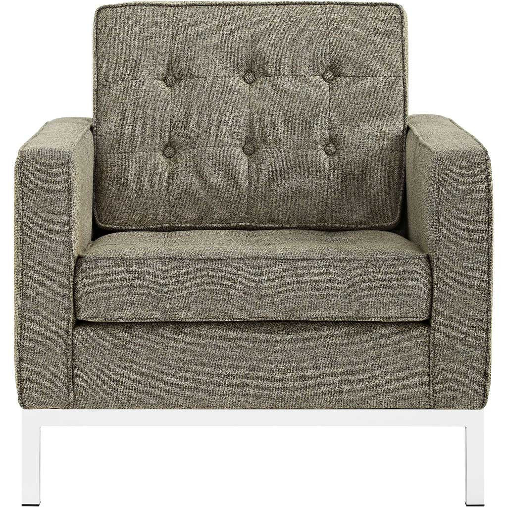Lyte Fabric Armchair Oatmeal - Image 4