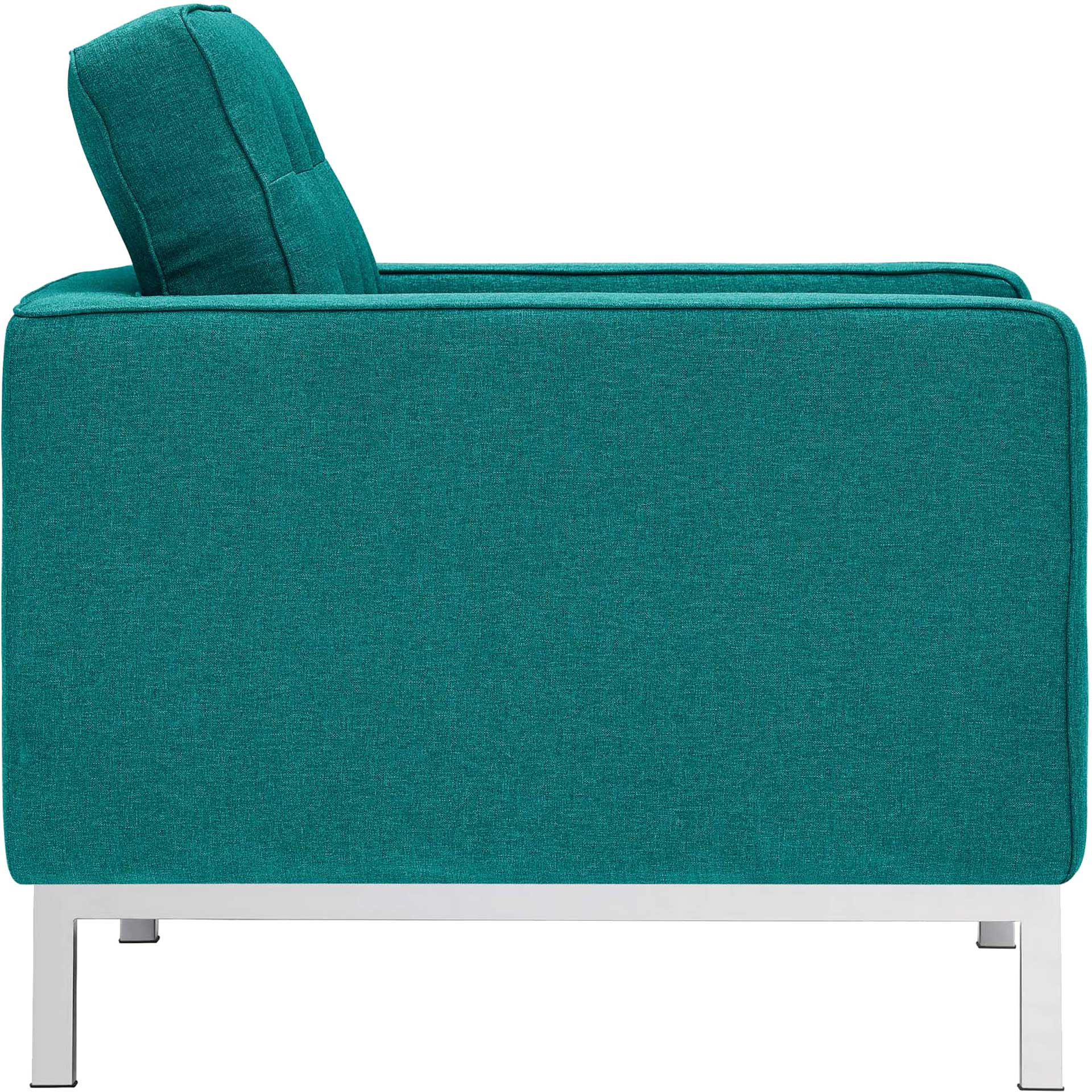 Lyte Fabric Armchair Teal - Image 3