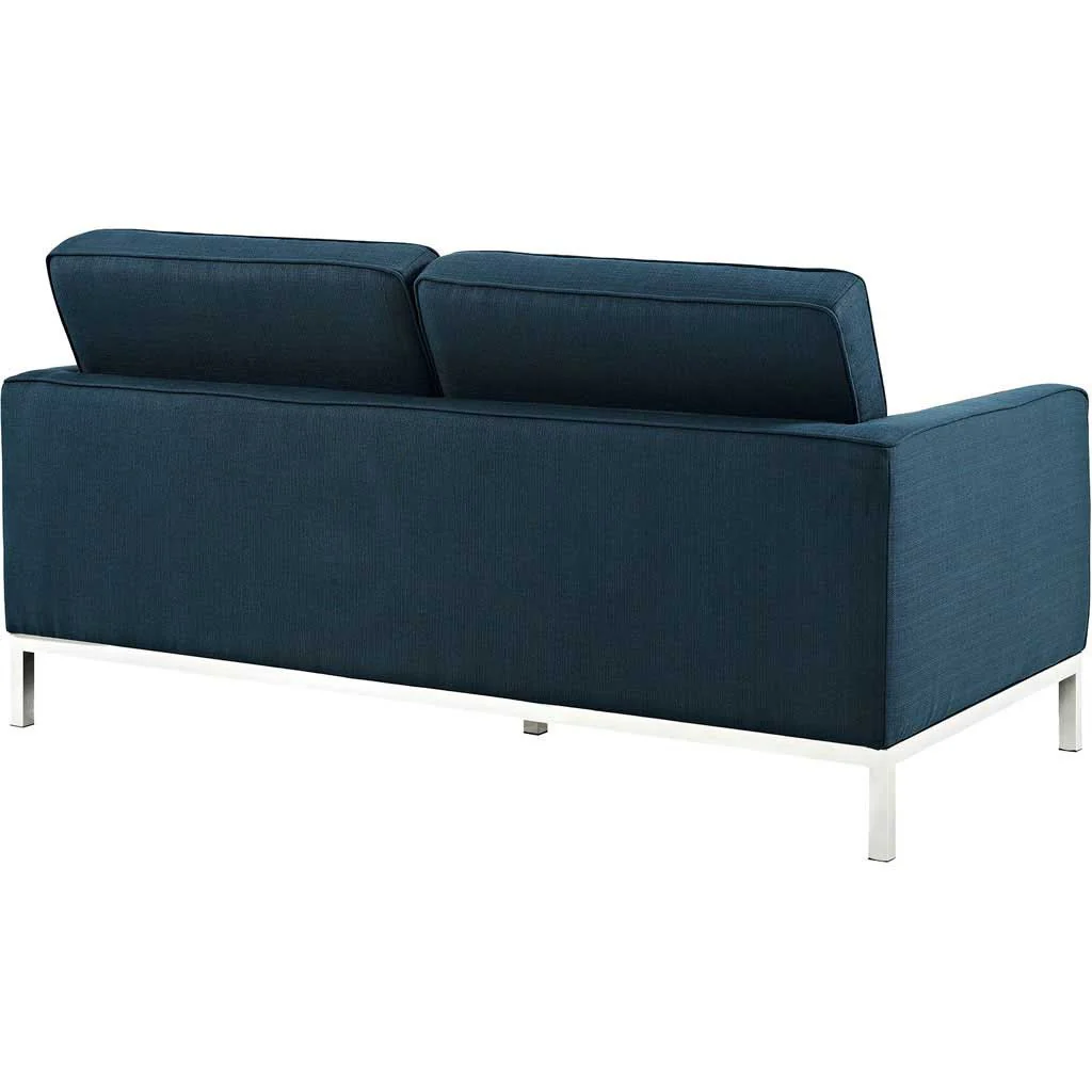 Lyte Fabric Loveseat Azure - Image 3