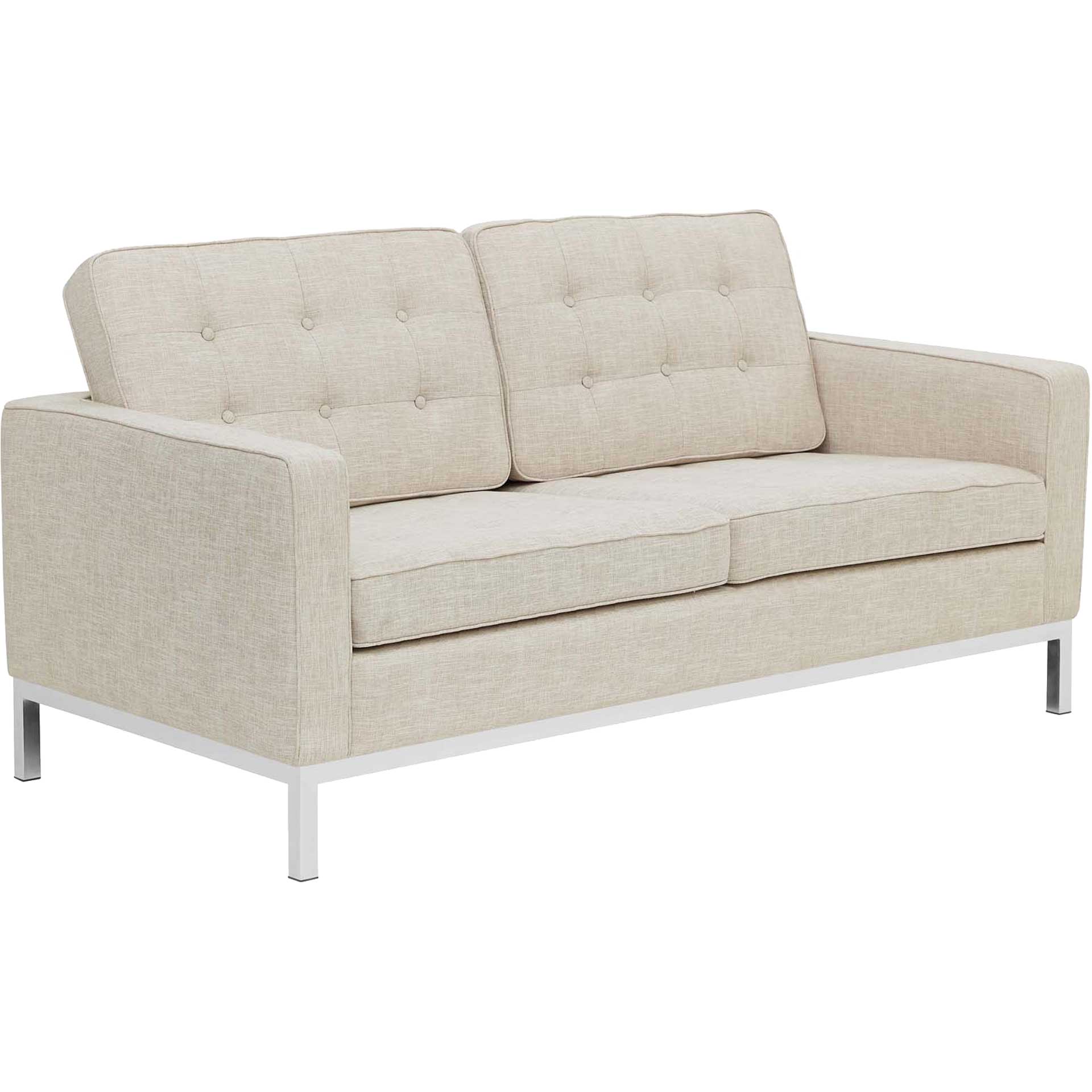 Lyte Fabric Loveseat Beige - Image 2