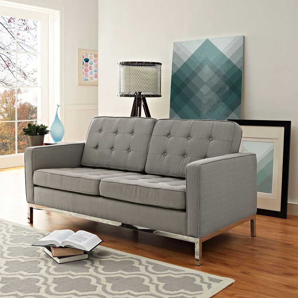 Lyte Fabric Loveseat Granite - Image 4